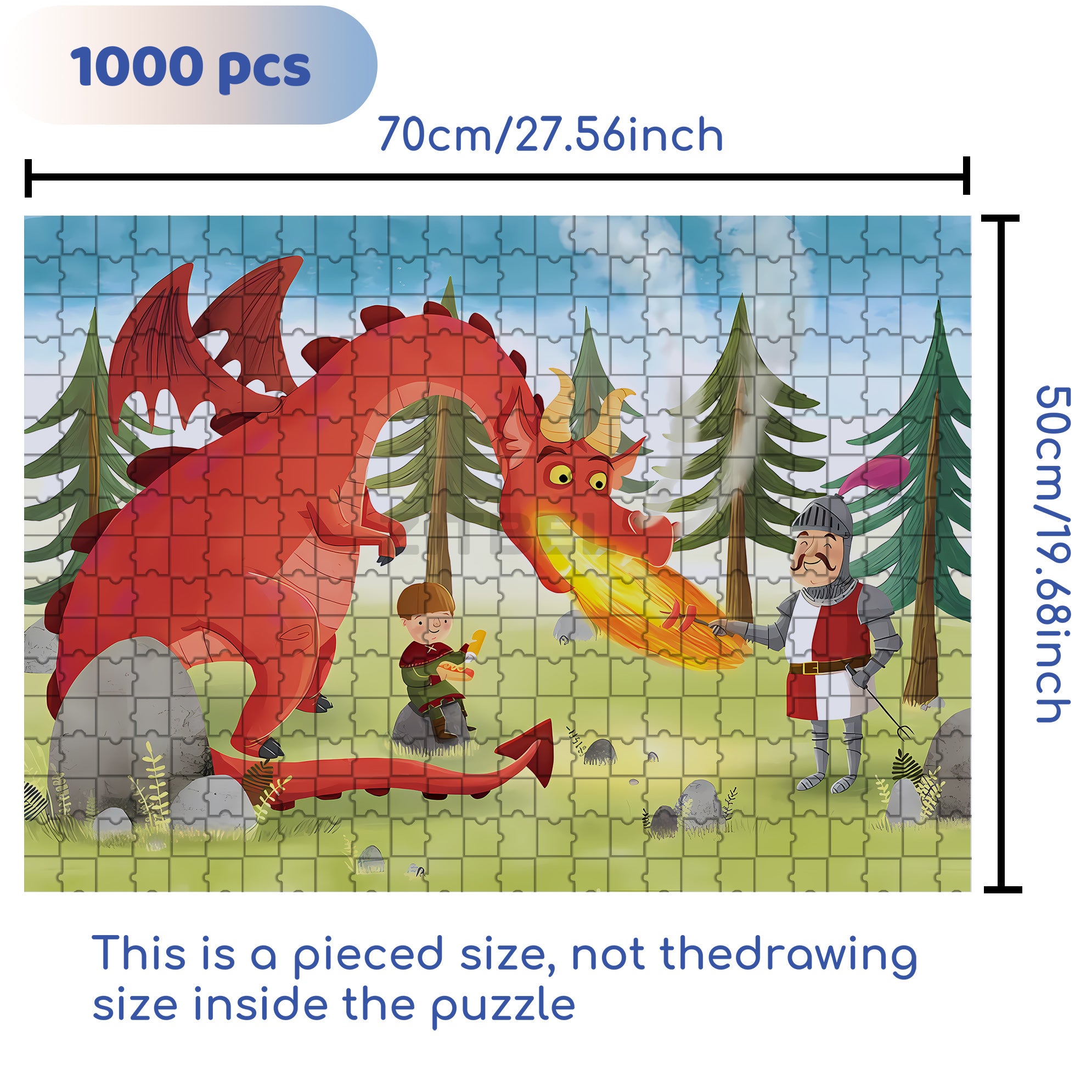Barbecue Grill 500pcs/1000pcs Jigsaw Puzzle, Scratch-Resistant, Interactive Family Game & Brain-Boosting DIY Decor, Perfect for Halloween, Christmas & New Year Gifts, Family Puzzle Game