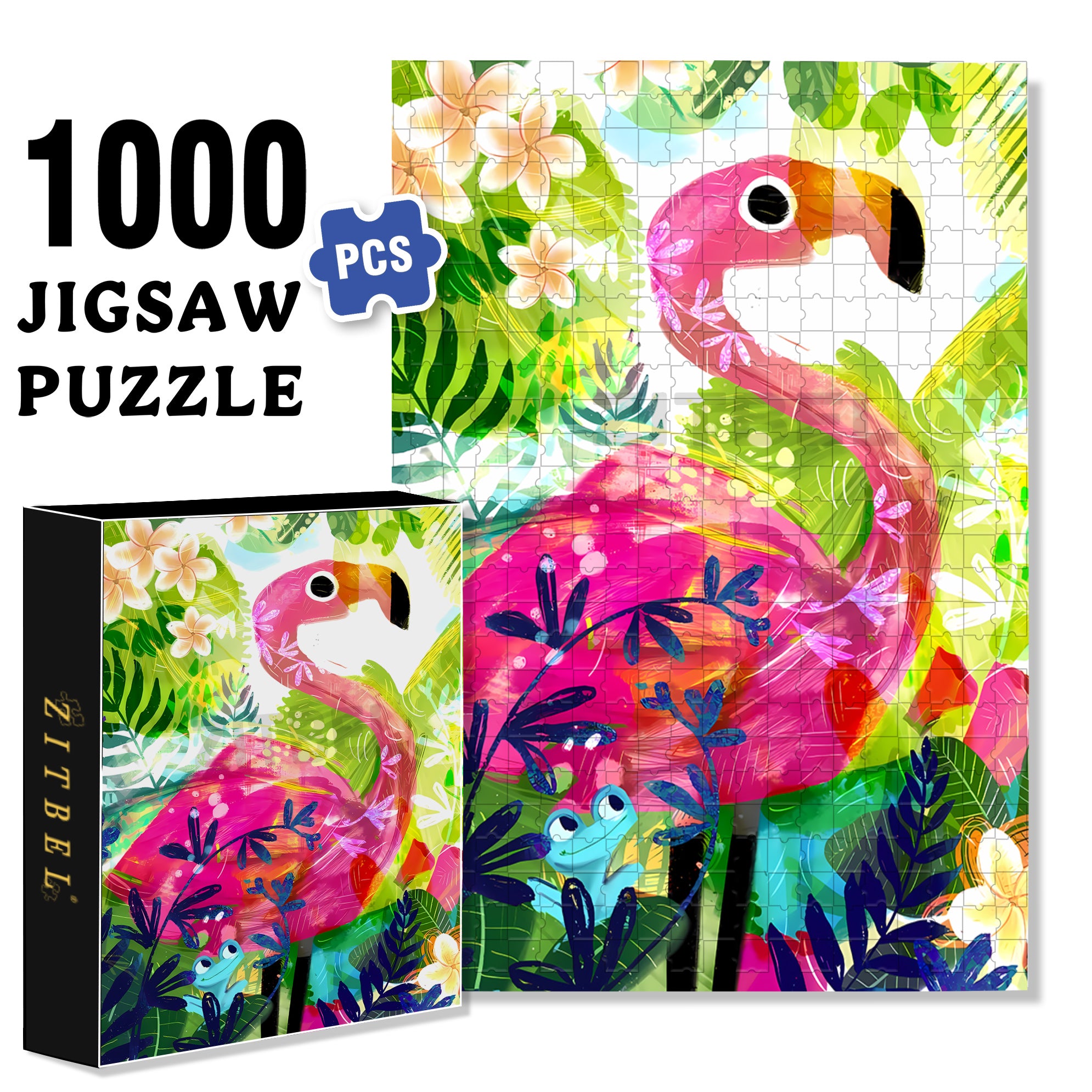 Be A Friend 500pcs/1000pcs Jigsaw Puzzle, Scratch-Resistant, Interactive Family Game & Brain-Boosting DIY Decor, Perfect for Halloween, Christmas & New Year Gifts, Family Puzzle Game