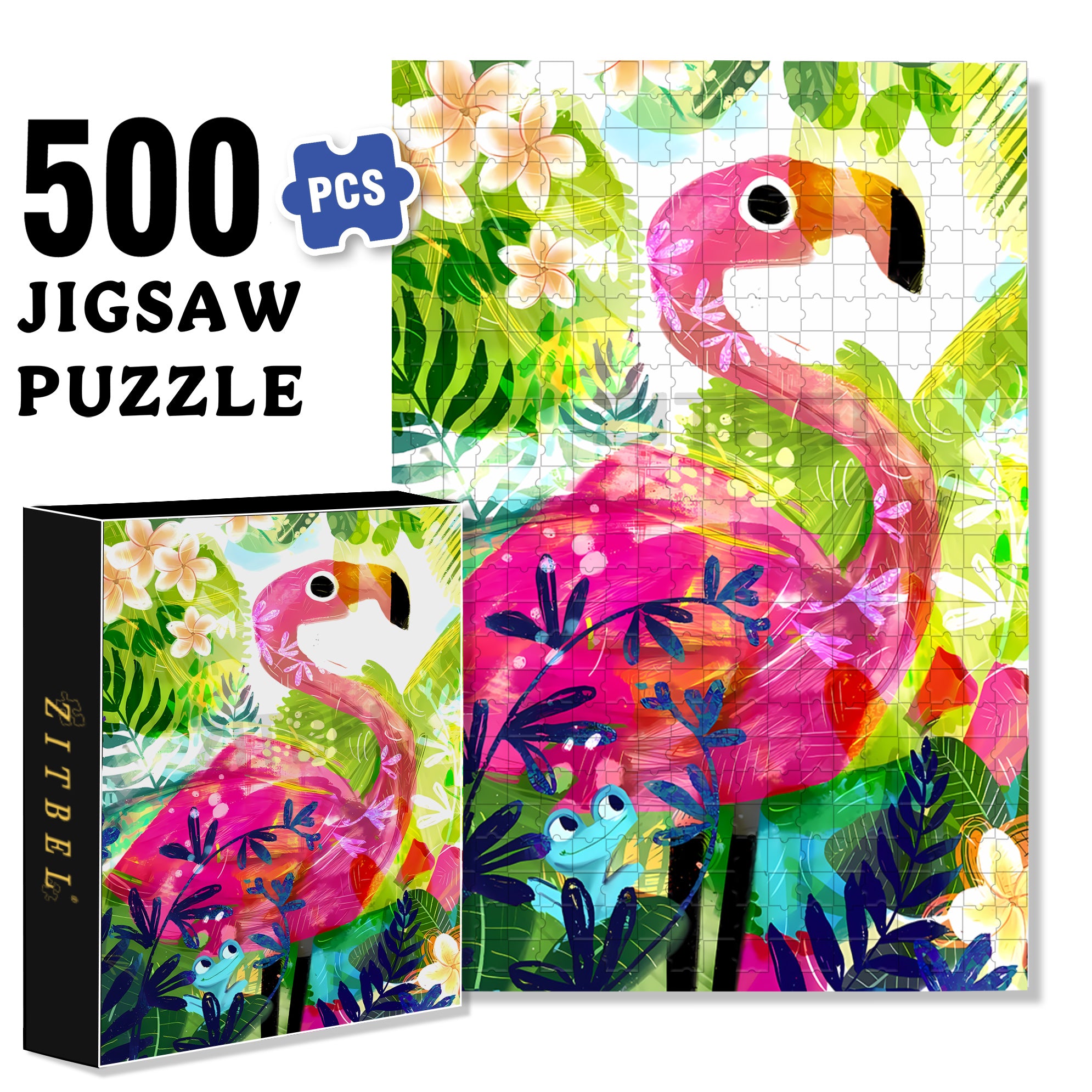 Be A Friend 500pcs/1000pcs Jigsaw Puzzle, Scratch-Resistant, Interactive Family Game & Brain-Boosting DIY Decor, Perfect for Halloween, Christmas & New Year Gifts, Family Puzzle Game