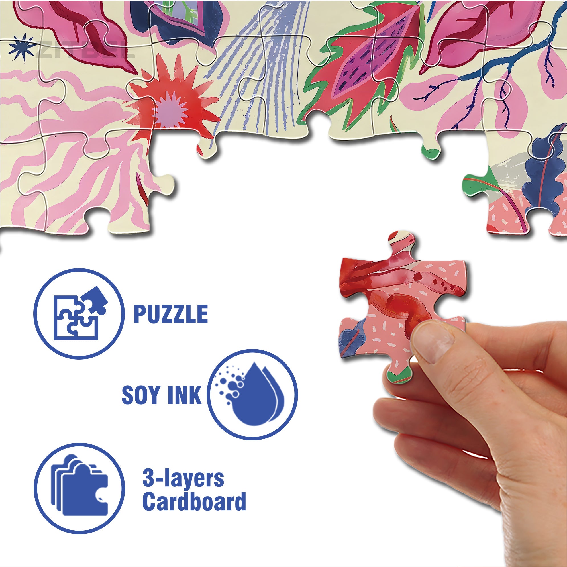 Cancer 500pcs/1000pcs Jigsaw Puzzle, Scratch-Resistant, Interactive Family Game & Brain-Boosting DIY Decor, Perfect for Halloween, Christmas & New Year Gifts, Family Puzzle Game