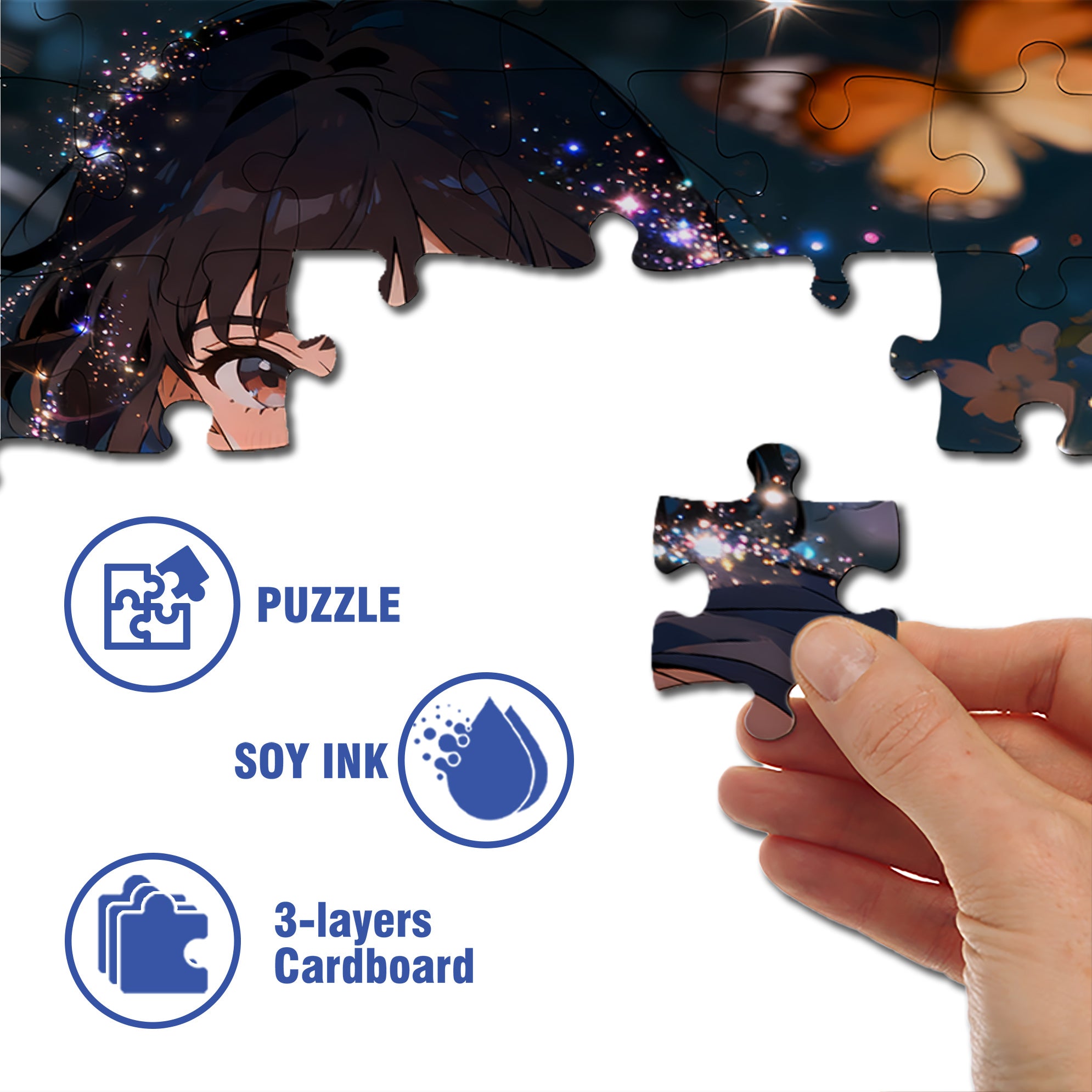 Come Over Here 500pcs/1000pcs Jigsaw Puzzle, Scratch-Resistant, Interactive Family Game & Brain-Boosting DIY Decor, Perfect for Halloween, Christmas & New Year Gifts, Family Puzzle Game