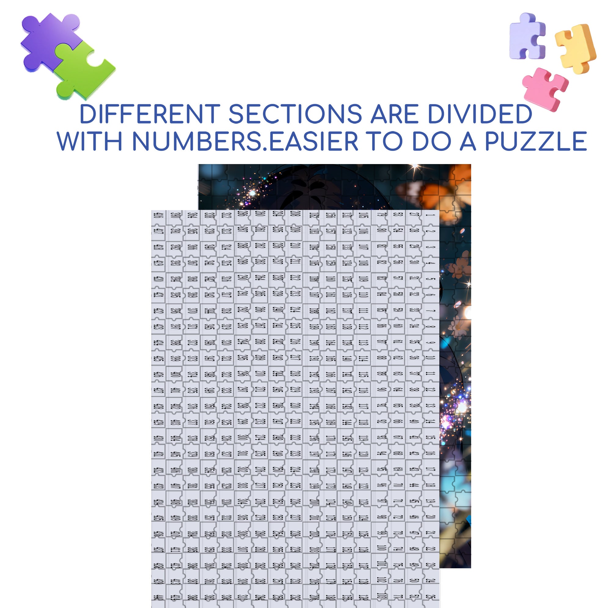 Come Over Here 500pcs/1000pcs Jigsaw Puzzle, Scratch-Resistant, Interactive Family Game & Brain-Boosting DIY Decor, Perfect for Halloween, Christmas & New Year Gifts, Family Puzzle Game