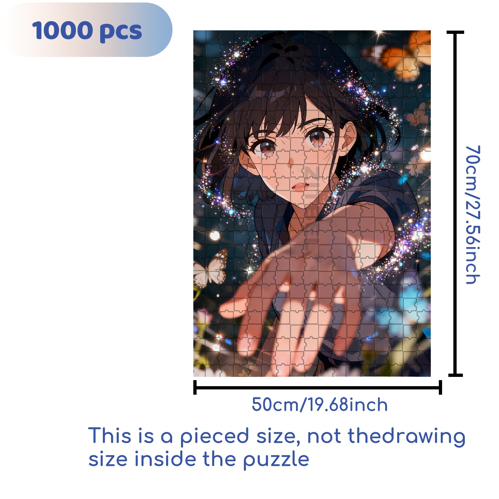 Come Over Here 500pcs/1000pcs Jigsaw Puzzle, Scratch-Resistant, Interactive Family Game & Brain-Boosting DIY Decor, Perfect for Halloween, Christmas & New Year Gifts, Family Puzzle Game