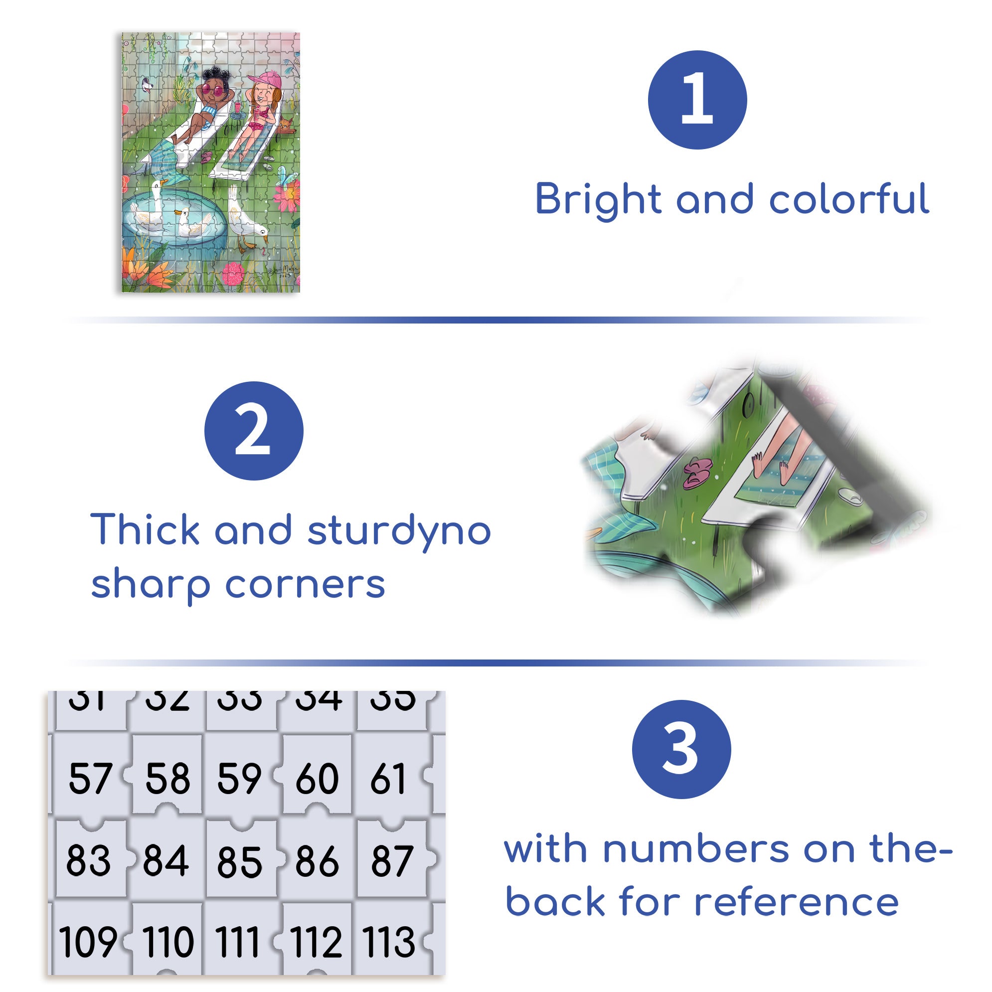 Fun in the Backward 500pcs/1000pcs Jigsaw Puzzle, Scratch-Resistant, Interactive Family Game & Brain-Boosting DIY Decor, Perfect for Halloween, Christmas & New Year Gifts, Family Puzzle Game