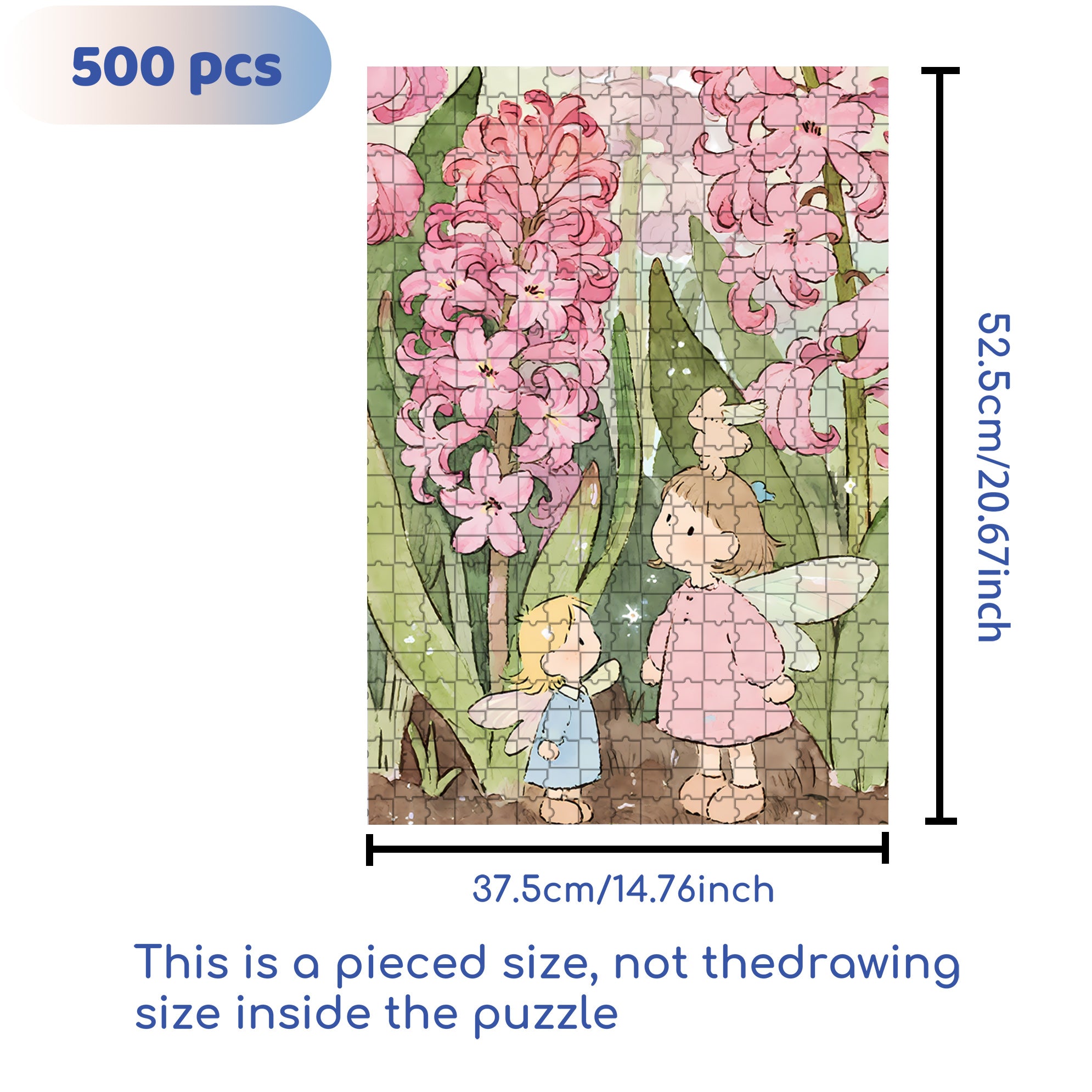 Hyacinth 500pcs/1000pcs Jigsaw Puzzle, Scratch-Resistant, Interactive Family Game & Brain-Boosting DIY Decor, Perfect for Halloween, Christmas & New Year Gifts, Family Puzzle Game