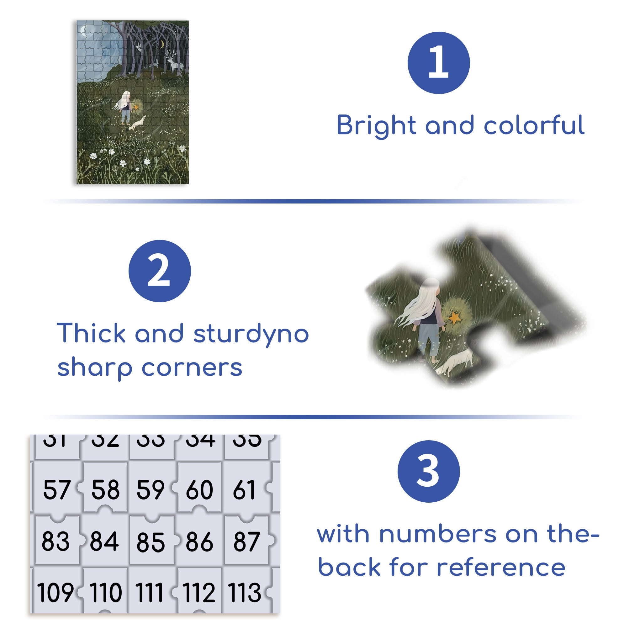 Into The Forest 500pcs/1000pcs Jigsaw Puzzle, Scratch-Resistant, Interactive Family Game & Brain-Boosting DIY Decor, Perfect for Halloween, Christmas & New Year Gifts, Family Puzzle Game