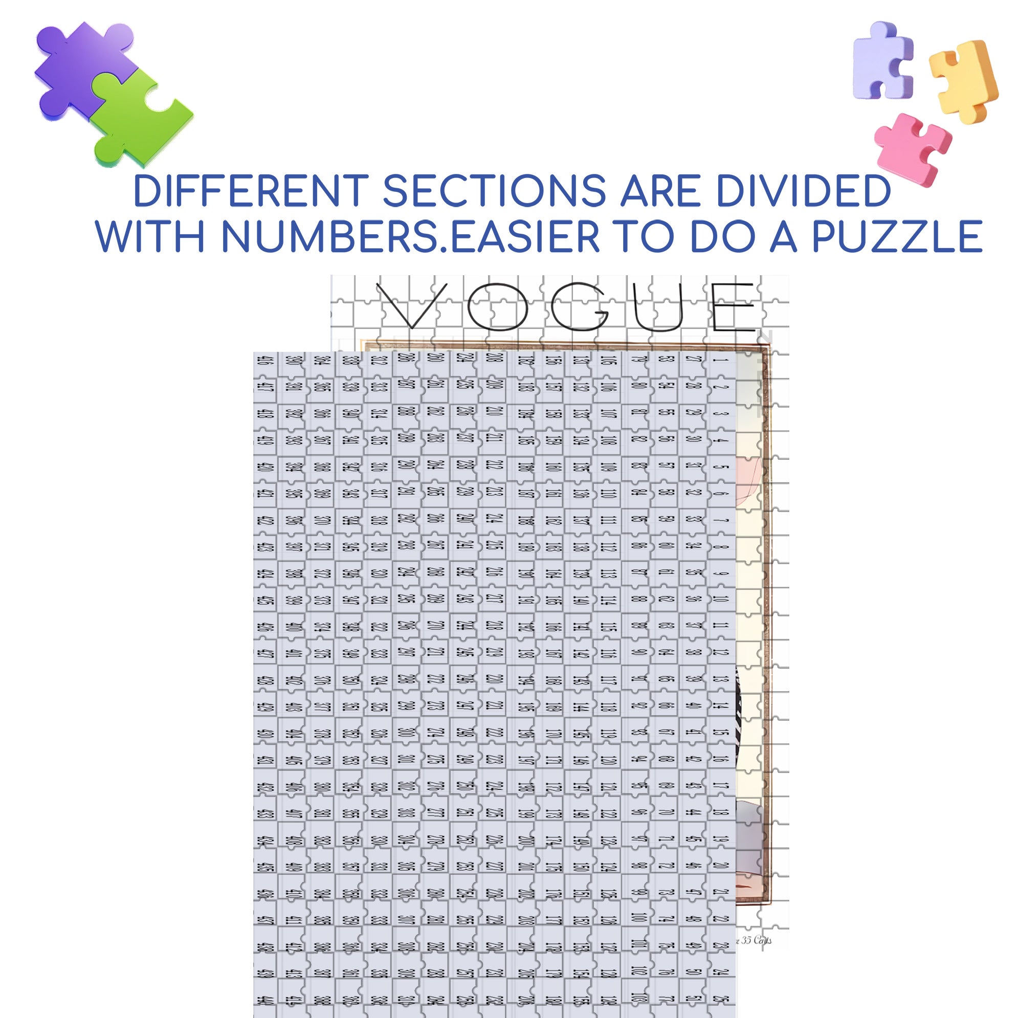 Lady on a Zebra 500pcs/1000pcs Jigsaw Puzzle, Scratch-Resistant, Interactive Family Game & Brain-Boosting DIY Decor, Perfect for Halloween, Christmas & New Year Gifts, Family Puzzle Game