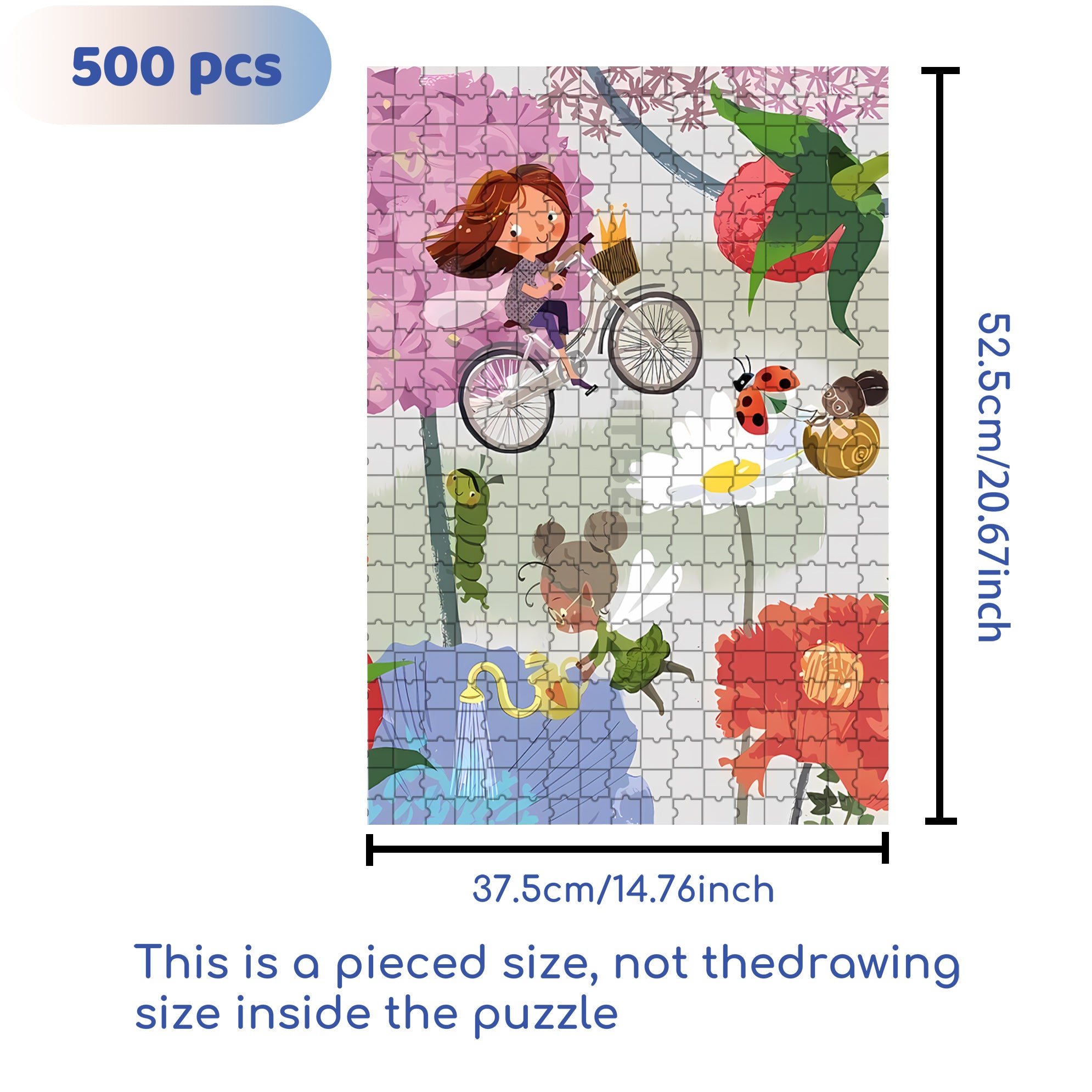 Margaret's Fantasy 500pcs/1000pcs Jigsaw Puzzle, Scratch-Resistant, Interactive Family Game & Brain-Boosting DIY Decor, Perfect for Halloween, Christmas & New Year Gifts, Family Puzzle Game