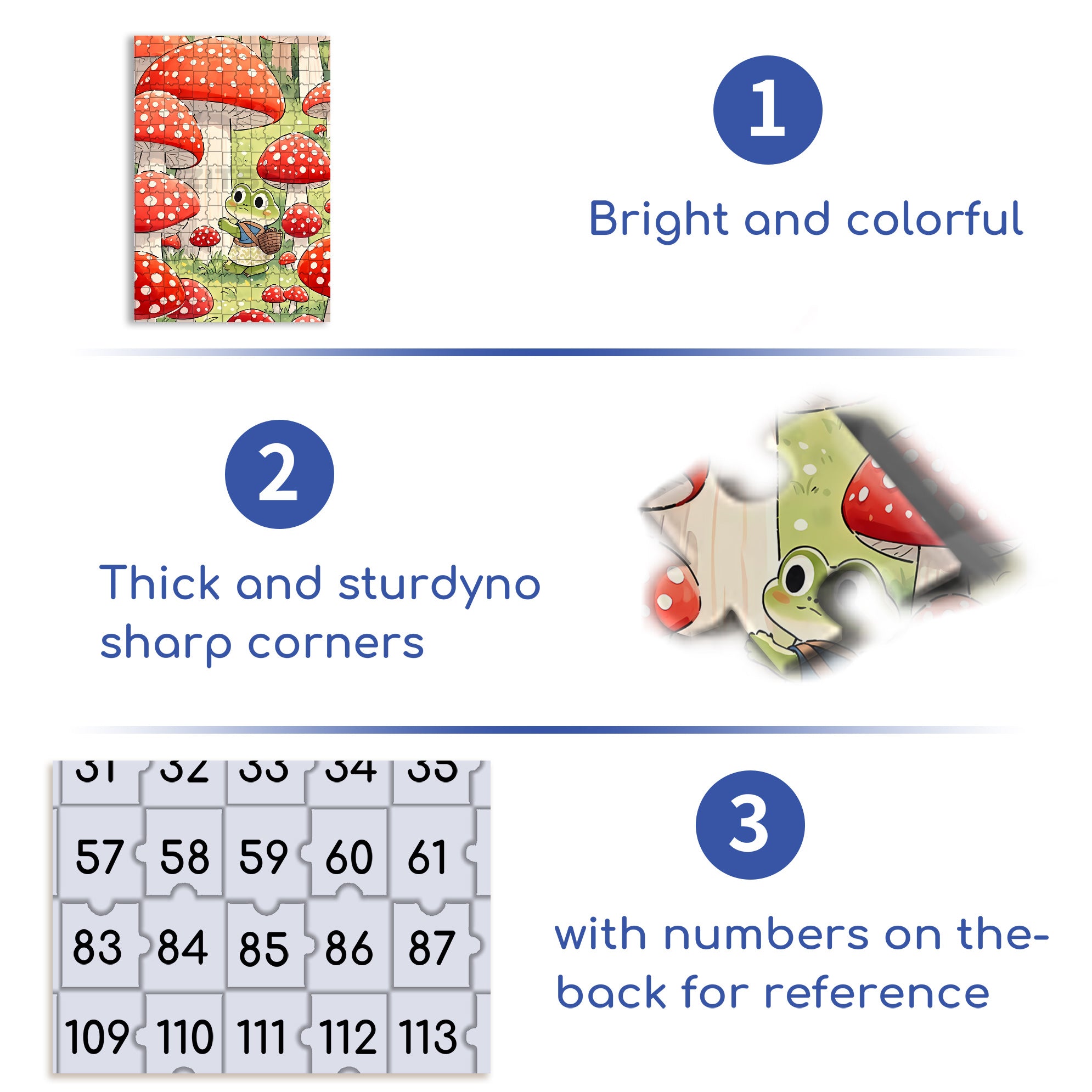 Red Mushroom 500pcs/1000pcs Jigsaw Puzzle, Scratch-Resistant, Interactive Family Game & Brain-Boosting DIY Decor, Perfect for Halloween, Christmas & New Year Gifts, Family Puzzle Game