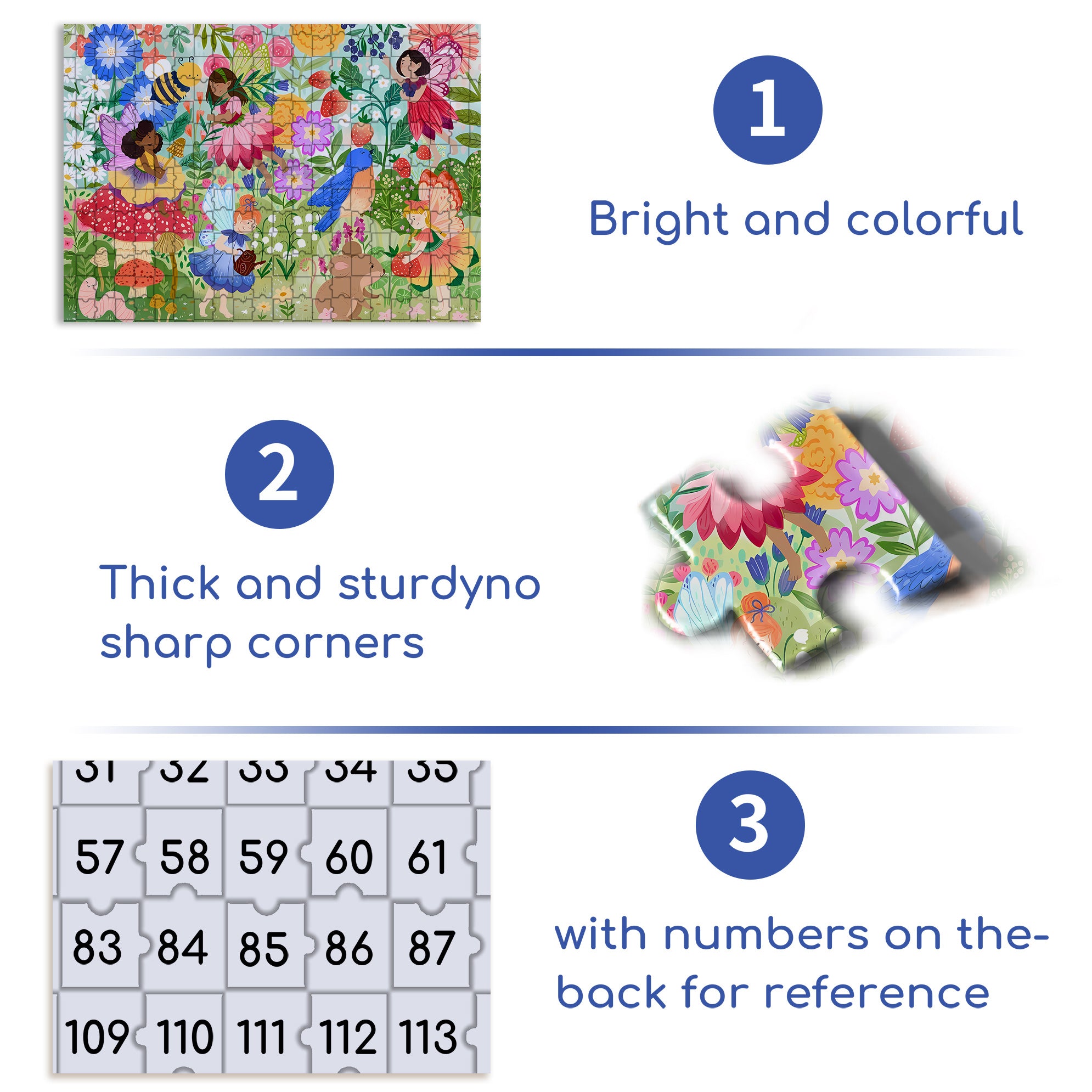 Spring Garden Fairies 500pcs/1000pcs Jigsaw Puzzle, Scratch-Resistant, Interactive Family Game & Brain-Boosting DIY Decor, Perfect for Halloween, Christmas & New Year Gifts, Family Puzzle Game