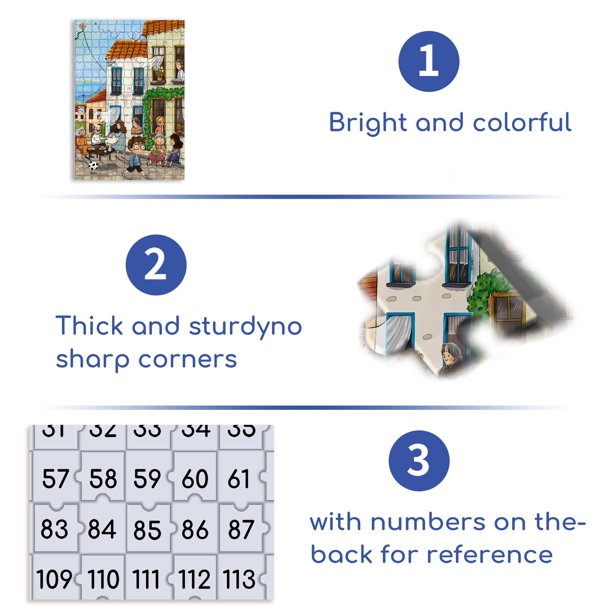Sunday Morning 500pcs/1000pcs Jigsaw Puzzle, Scratch-Resistant, Interactive Family Game & Brain-Boosting DIY Decor, Perfect for Halloween, Christmas & New Year Gifts, Family Puzzle Game