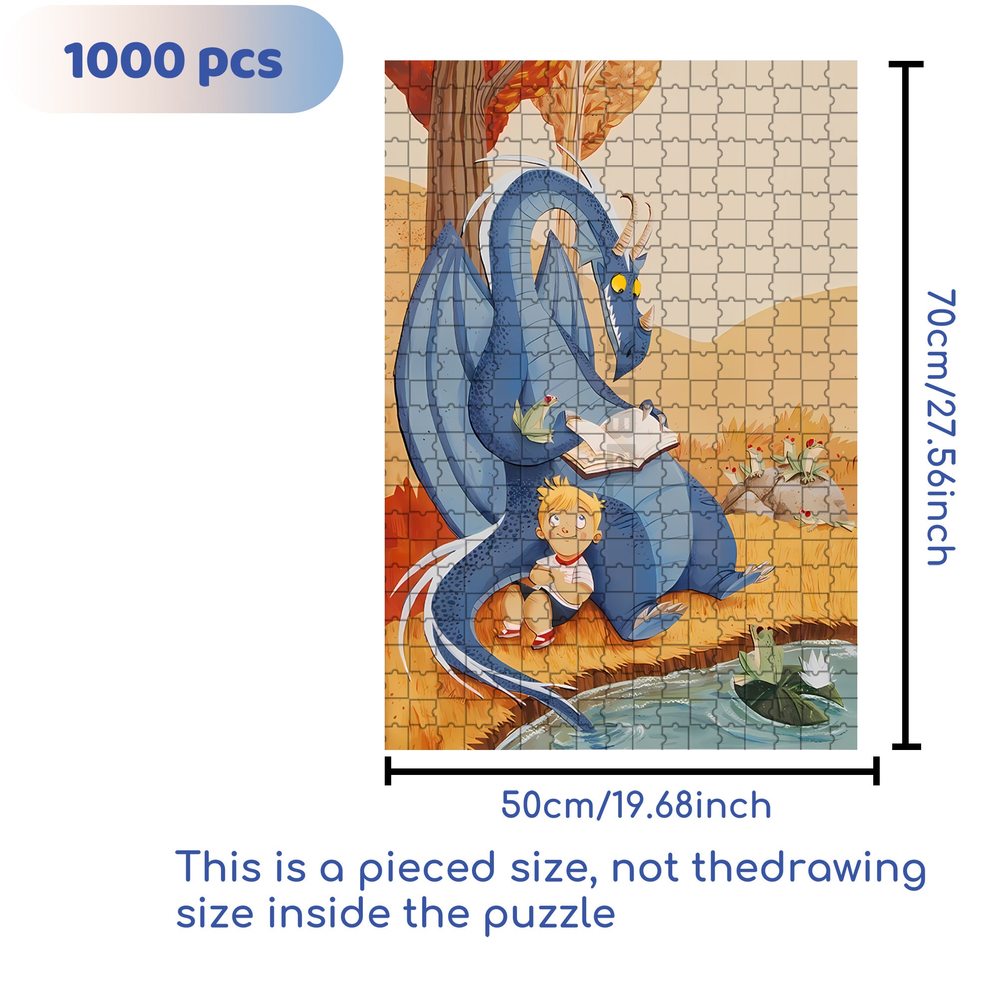 Tacit Agreement 500pcs/1000pcs Jigsaw Puzzle, Scratch-Resistant, Interactive Family Game & Brain-Boosting DIY Decor, Perfect for Halloween, Christmas & New Year Gifts, Family Puzzle Game
