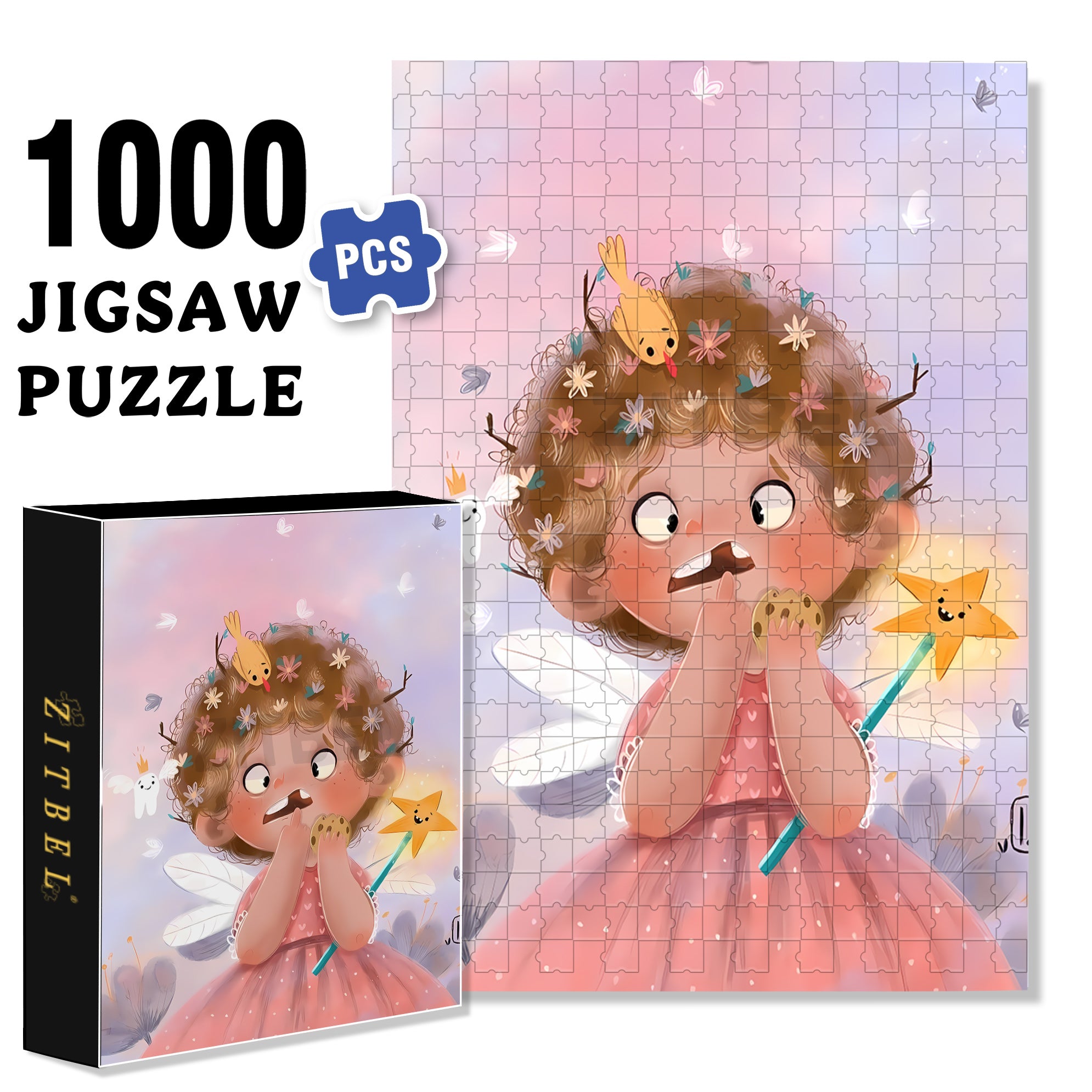 Teeth Fell Out 500pcs/1000pcs Jigsaw Puzzle, Scratch-Resistant, Interactive Family Game & Brain-Boosting DIY Decor, Perfect for Halloween, Christmas & New Year Gifts, Family Puzzle Game