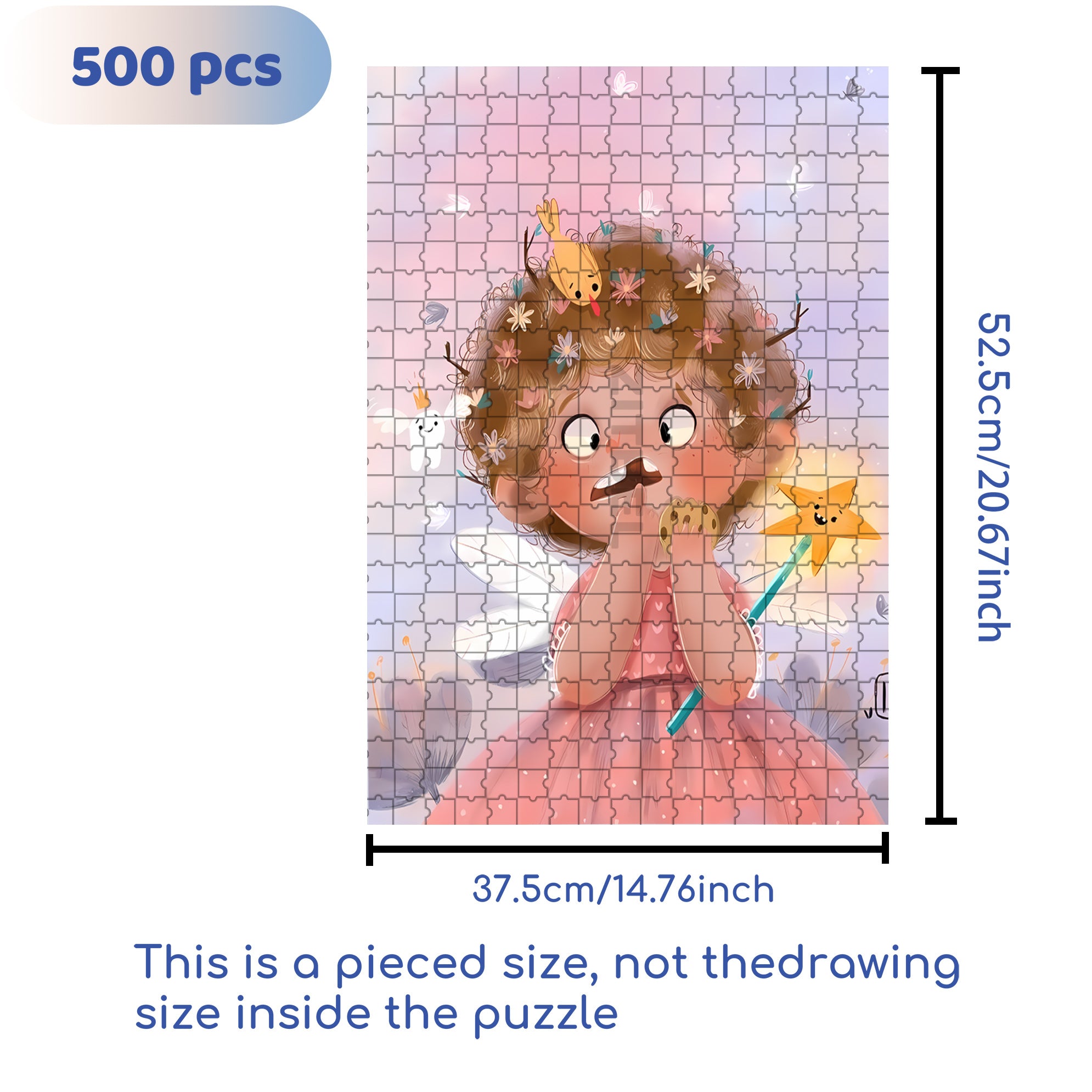 Teeth Fell Out 500pcs/1000pcs Jigsaw Puzzle, Scratch-Resistant, Interactive Family Game & Brain-Boosting DIY Decor, Perfect for Halloween, Christmas & New Year Gifts, Family Puzzle Game