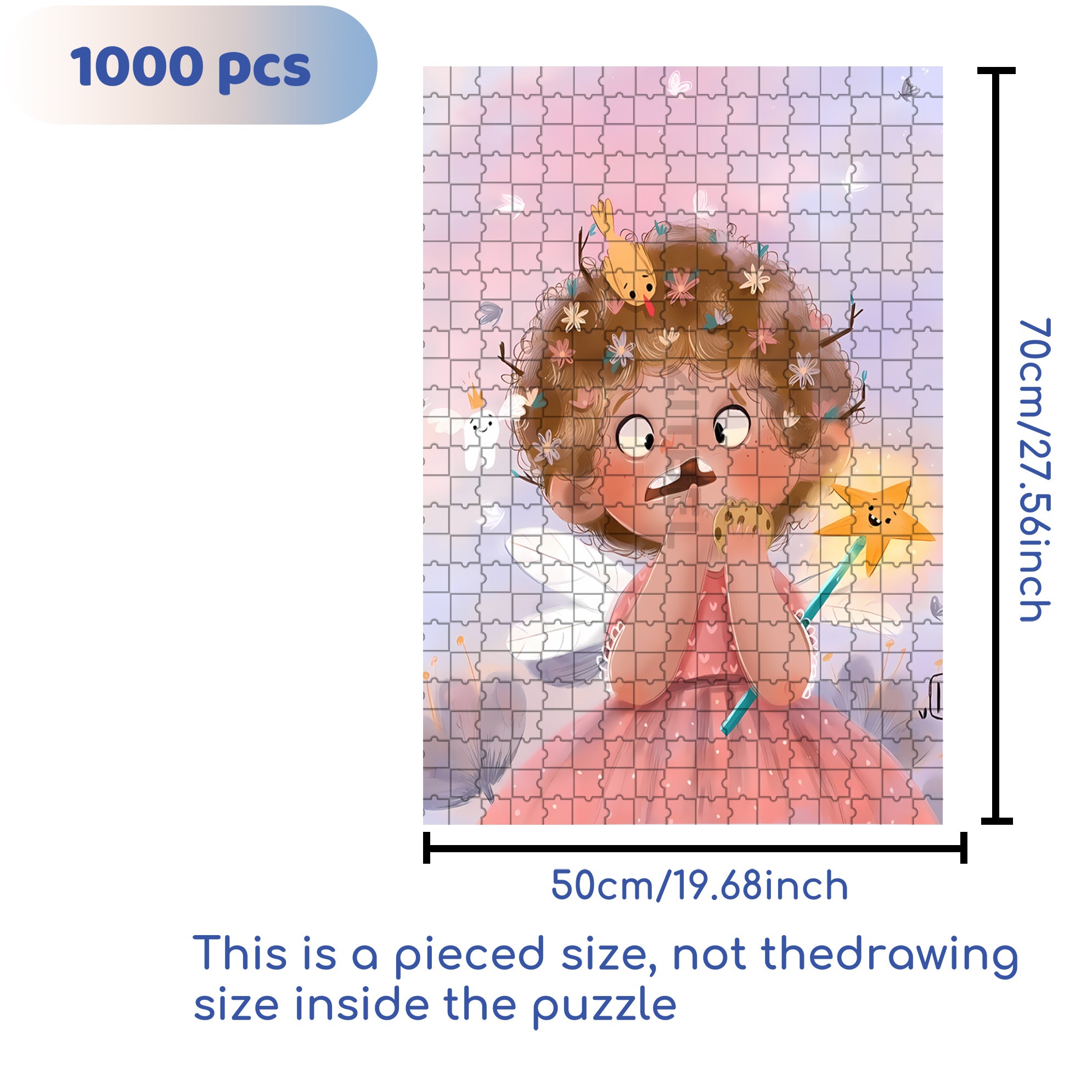 Teeth Fell Out 500pcs/1000pcs Jigsaw Puzzle, Scratch-Resistant, Interactive Family Game & Brain-Boosting DIY Decor, Perfect for Halloween, Christmas & New Year Gifts, Family Puzzle Game