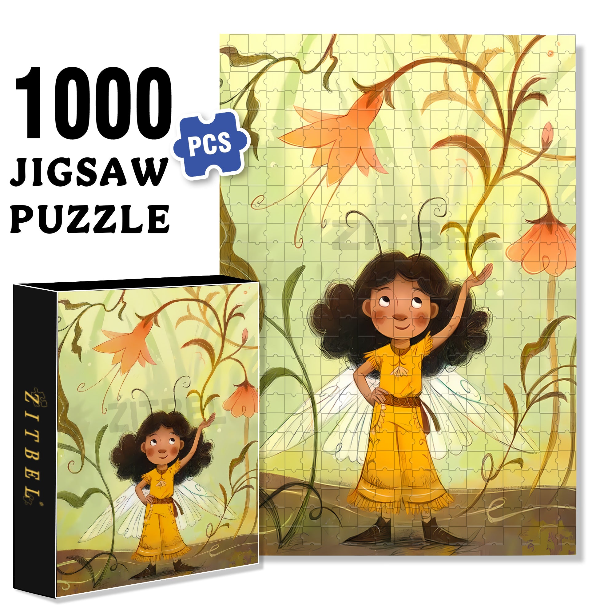 The CAT Agency 500pcs/1000pcs Jigsaw Puzzle, Scratch-Resistant, Interactive Family Game & Brain-Boosting DIY Decor, Perfect for Halloween, Christmas & New Year Gifts, Family Puzzle Game
