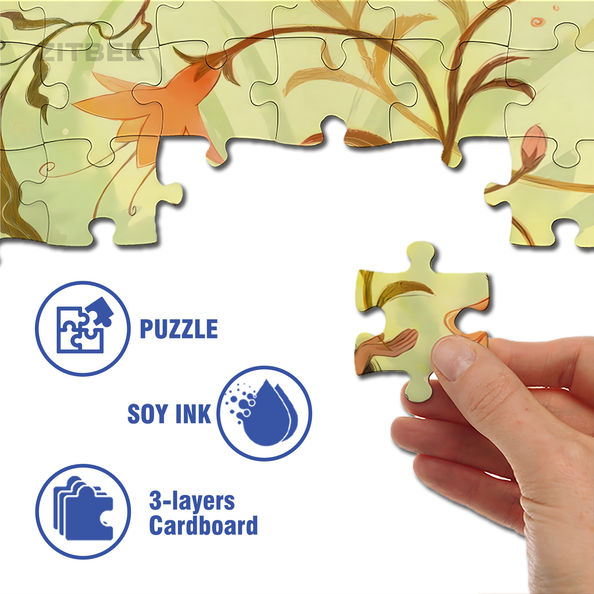 The CAT Agency 500pcs/1000pcs Jigsaw Puzzle, Scratch-Resistant, Interactive Family Game & Brain-Boosting DIY Decor, Perfect for Halloween, Christmas & New Year Gifts, Family Puzzle Game