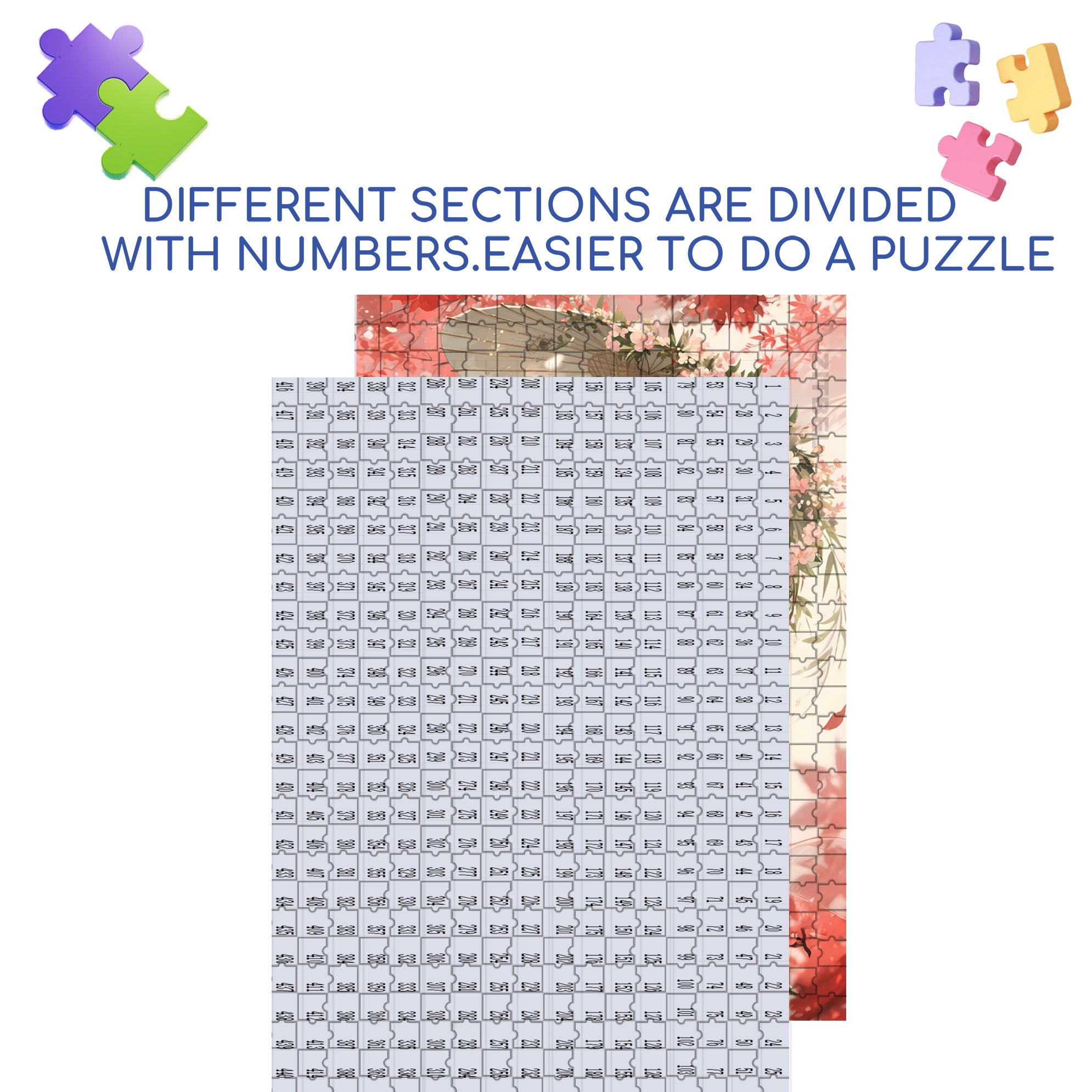 Twintails Girl 500pcs/1000pcs Jigsaw Puzzle, Scratch-Resistant, Interactive Family Game & Brain-Boosting DIY Decor, Perfect for Halloween, Christmas & New Year Gifts, Family Puzzle Game