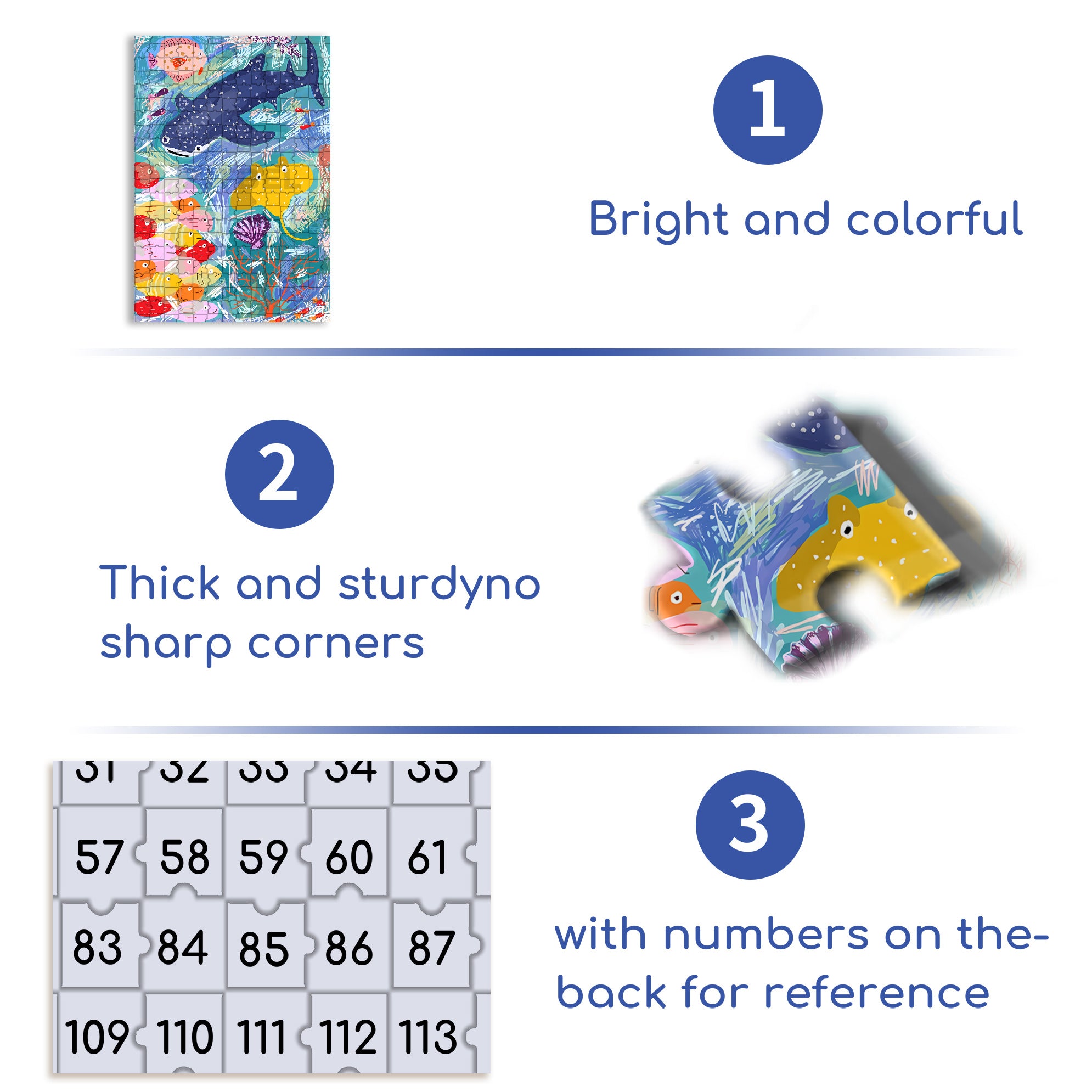 Whale Shark 500pcs/1000pcs Jigsaw Puzzle, Scratch-Resistant, Interactive Family Game & Brain-Boosting DIY Decor, Perfect for Halloween, Christmas & New Year Gifts, Family Puzzle Game