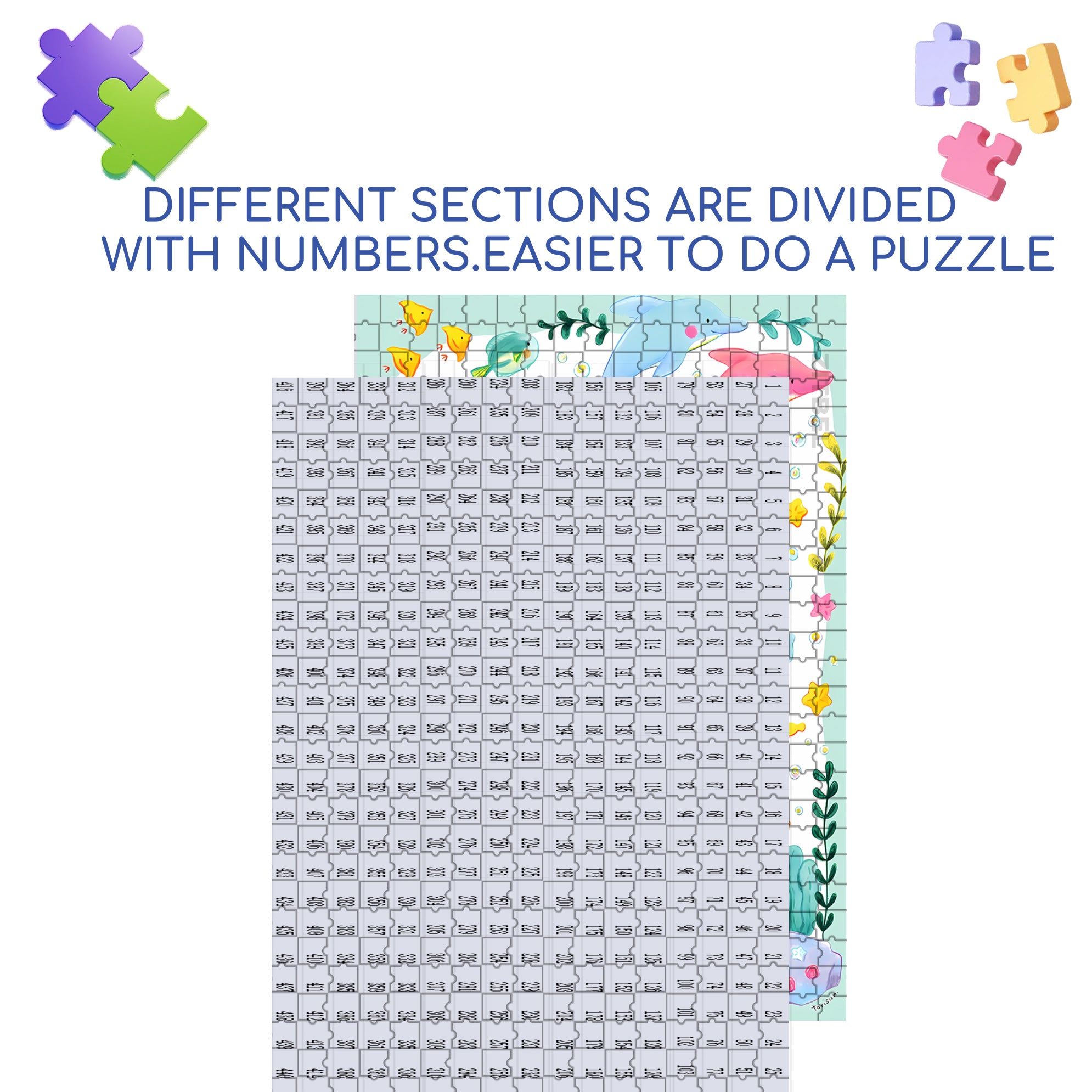Buddies 500pcs/1000pcs Jigsaw Puzzle, Scratch-Resistant, Interactive Family Game & Brain-Boosting DIY Decor, Perfect for Halloween, Christmas & New Year Gifts, Family Puzzle Game