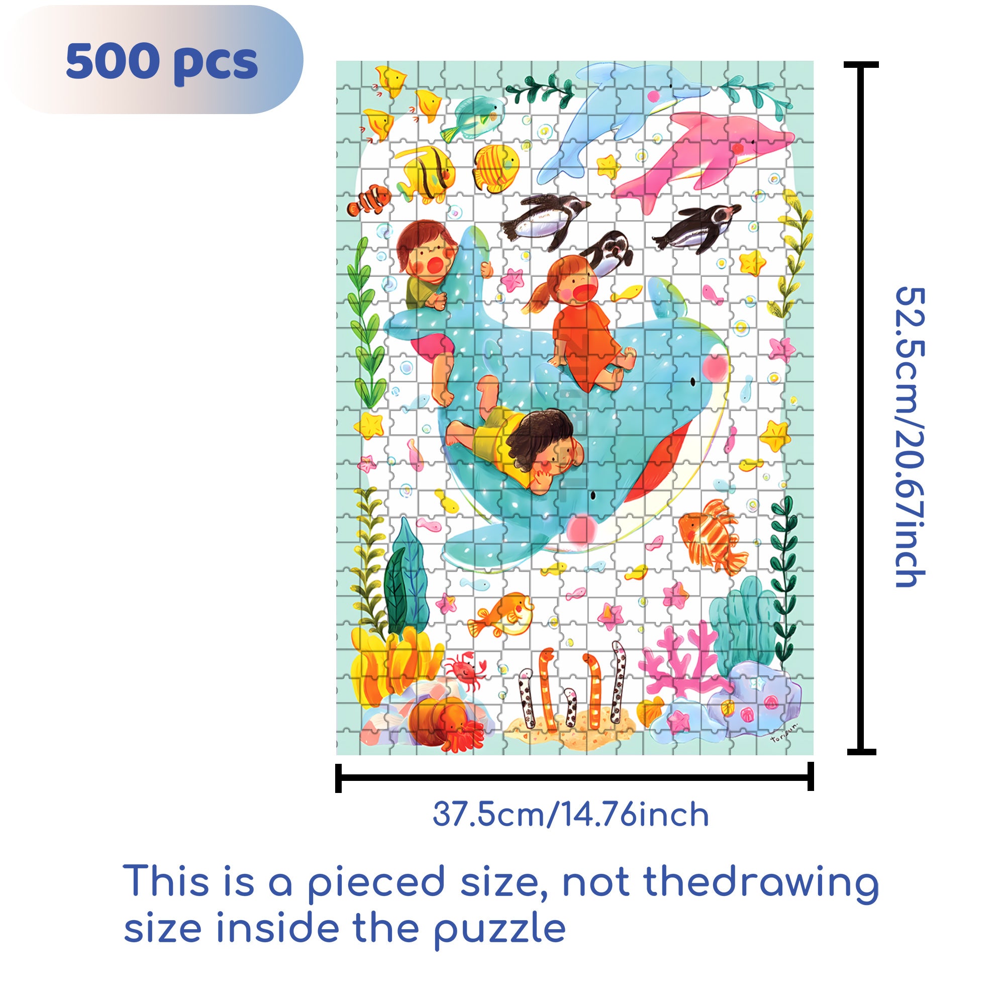 Buddies 500pcs/1000pcs Jigsaw Puzzle, Scratch-Resistant, Interactive Family Game & Brain-Boosting DIY Decor, Perfect for Halloween, Christmas & New Year Gifts, Family Puzzle Game