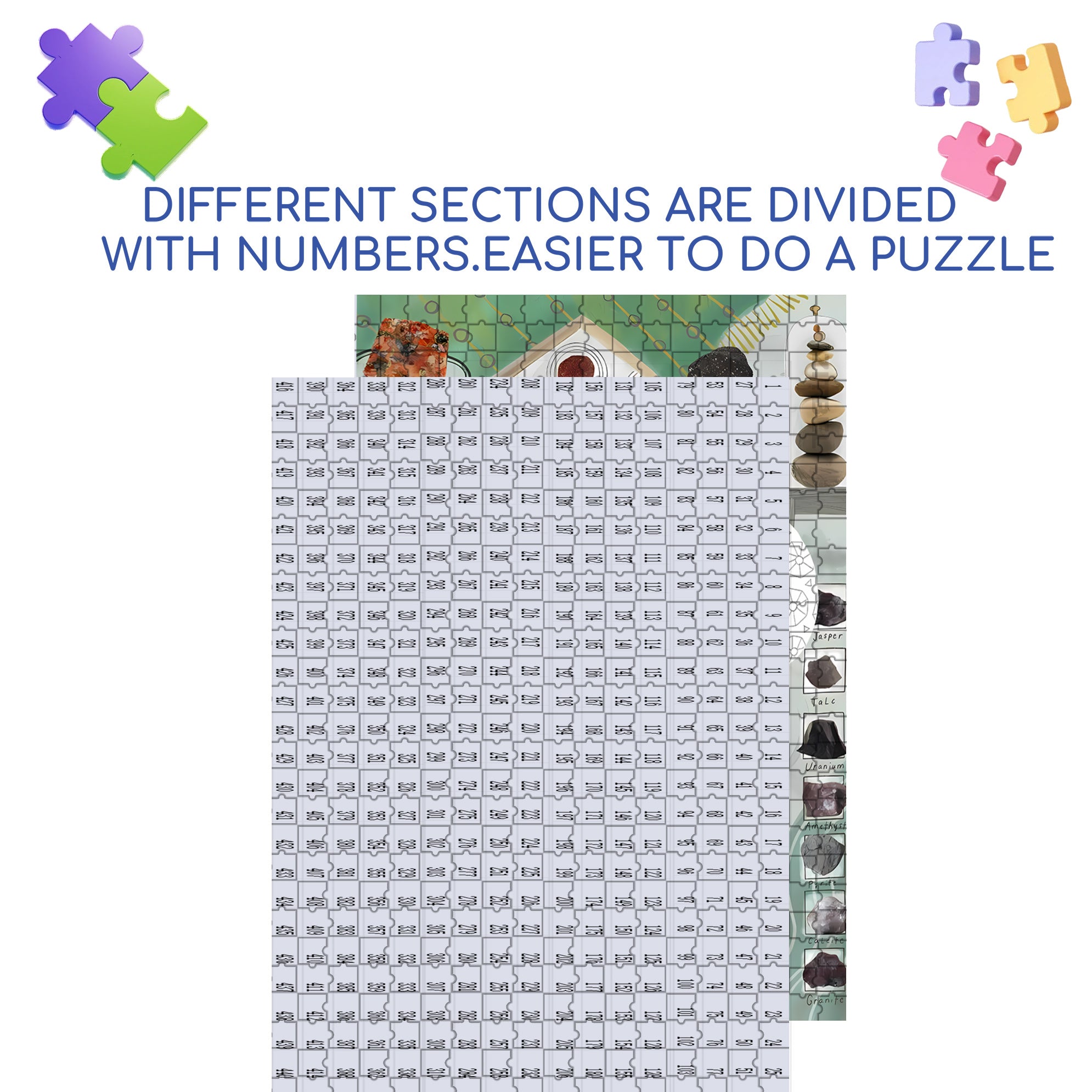 Cynthia Cliff 500pcs/1000pcs Jigsaw Puzzle, Scratch-Resistant, Interactive Family Game & Brain-Boosting DIY Decor, Perfect for Halloween, Christmas & New Year Gifts, Family Puzzle Game