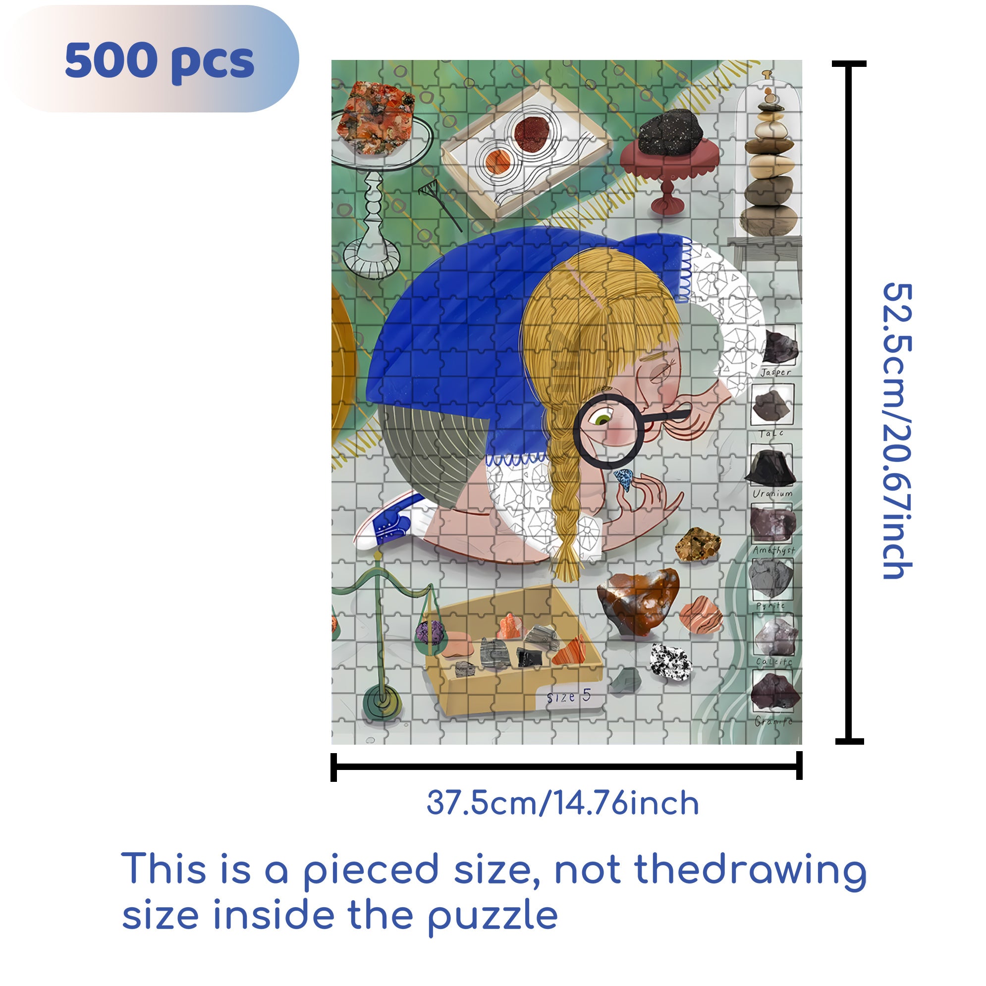 Cynthia Cliff 500pcs/1000pcs Jigsaw Puzzle, Scratch-Resistant, Interactive Family Game & Brain-Boosting DIY Decor, Perfect for Halloween, Christmas & New Year Gifts, Family Puzzle Game