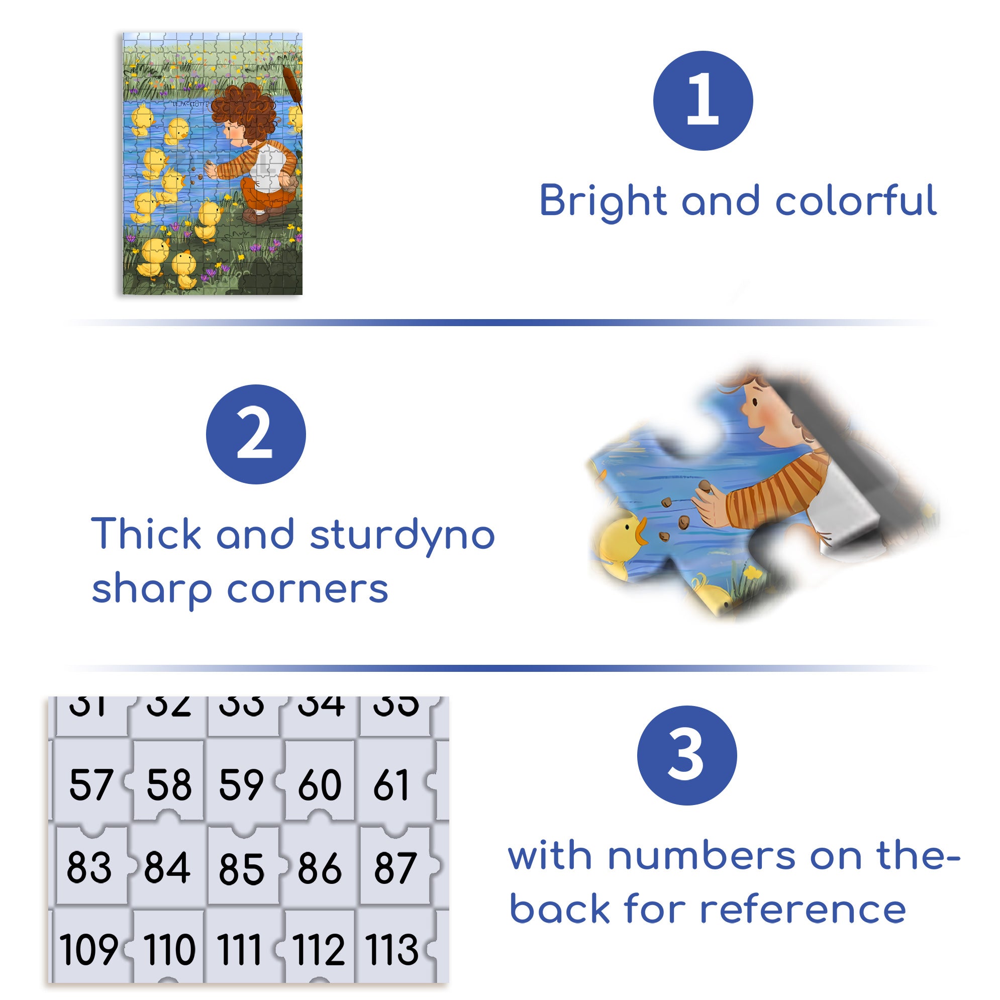 Feeding the Ducks 500pcs/1000pcs Jigsaw Puzzle, Scratch-Resistant, Interactive Family Game & Brain-Boosting DIY Decor, Perfect for Halloween, Christmas & New Year Gifts, Family Puzzle Game