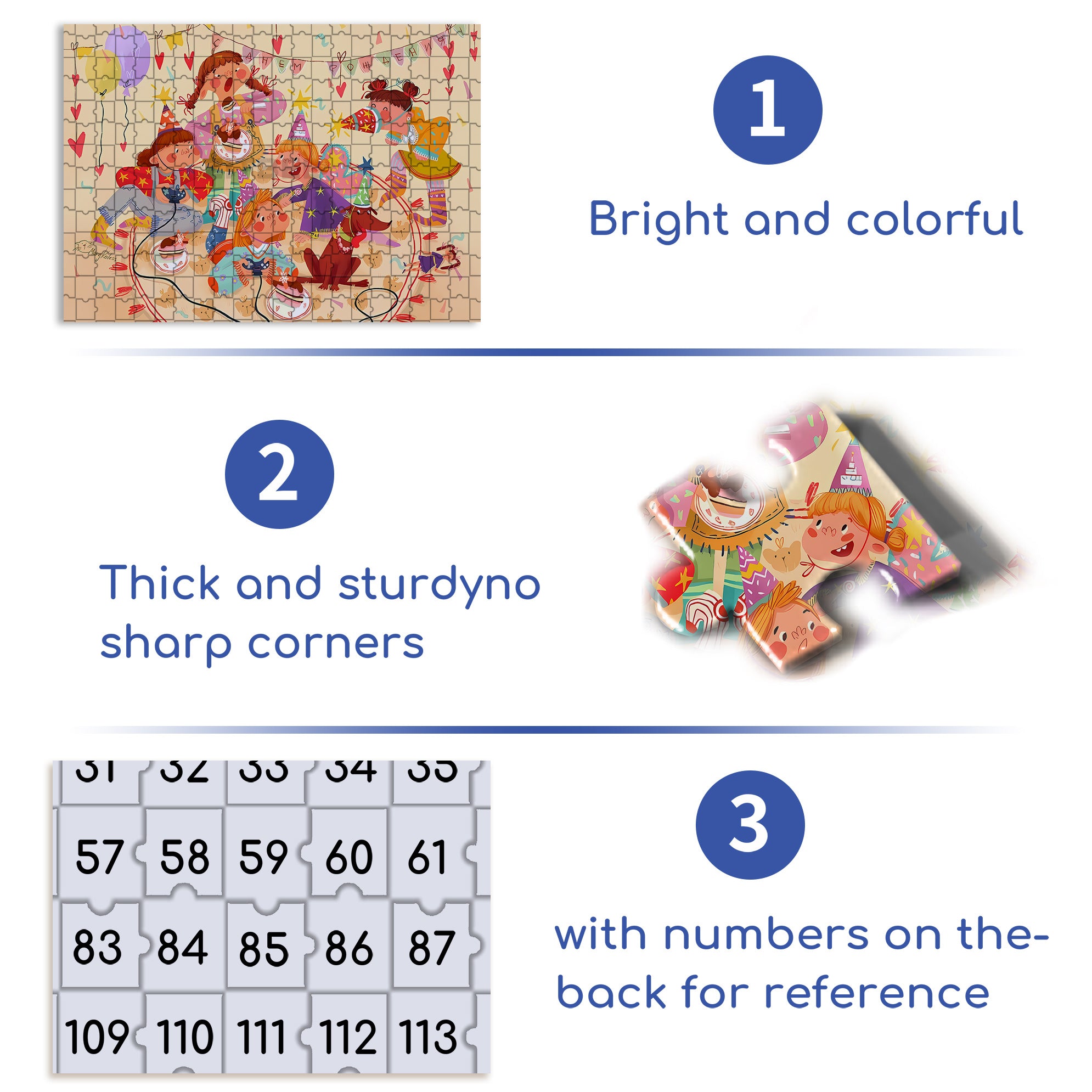 Josephine's Birthday Party 500pcs/1000pcs Jigsaw Puzzle, Scratch-Resistant, Interactive Family Game & Brain-Boosting DIY Decor, Perfect for Halloween, Christmas & New Year Gifts, Family Puzzle Game