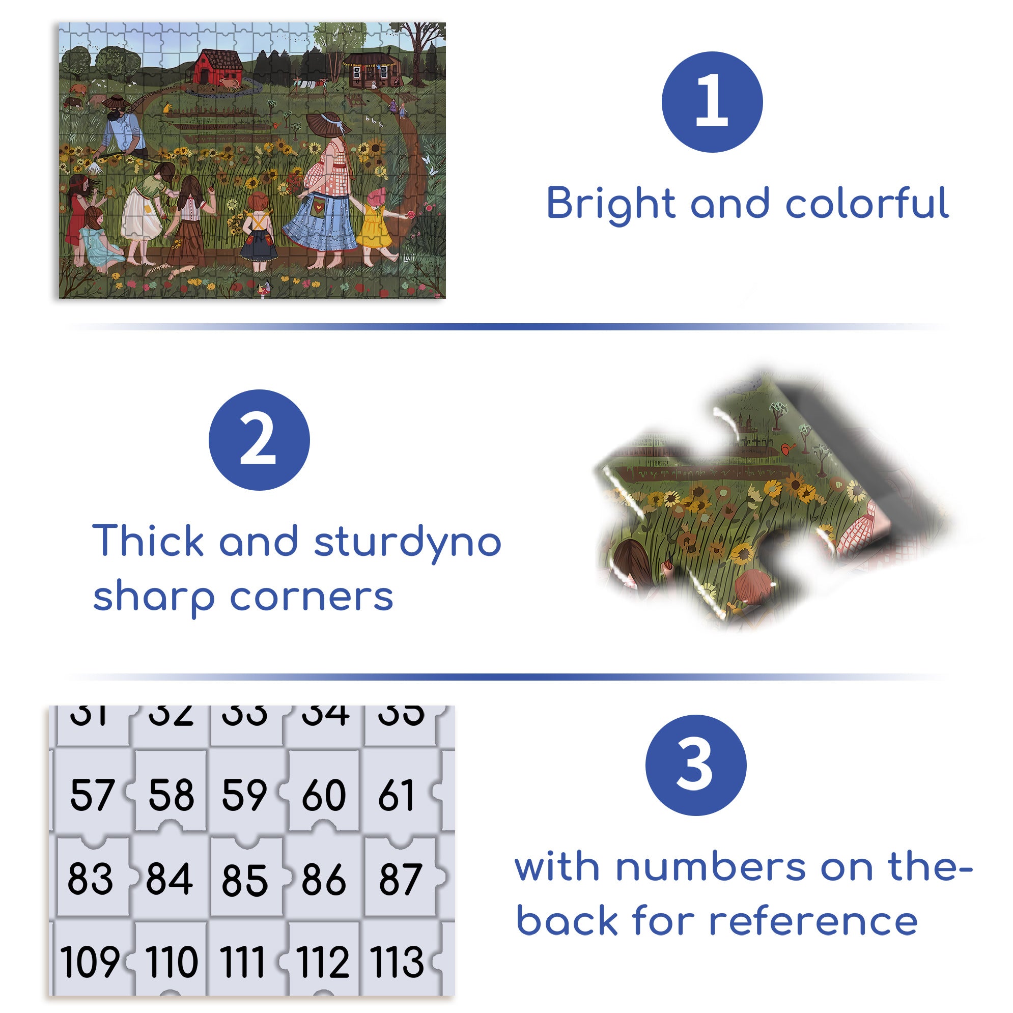 Love Nature 500pcs/1000pcs Jigsaw Puzzle, Scratch-Resistant, Interactive Family Game & Brain-Boosting DIY Decor, Perfect for Halloween, Christmas & New Year Gifts, Family Puzzle Game