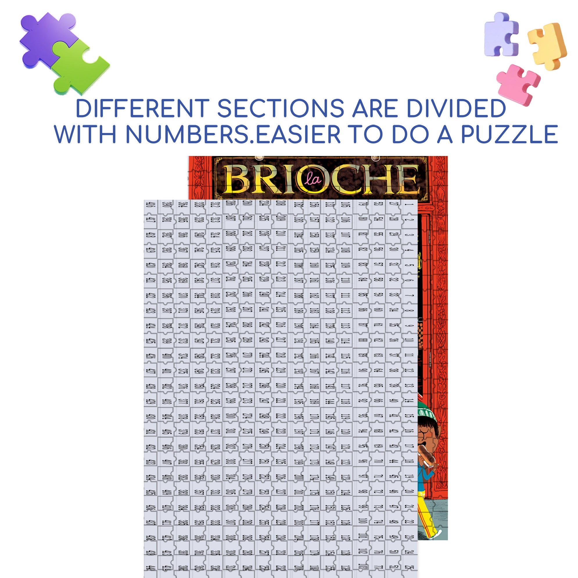 Marc Boutavant 500pcs/1000pcs Jigsaw Puzzle, Scratch-Resistant, Interactive Family Game & Brain-Boosting DIY Decor, Perfect for Halloween, Christmas & New Year Gifts, Family Puzzle Game