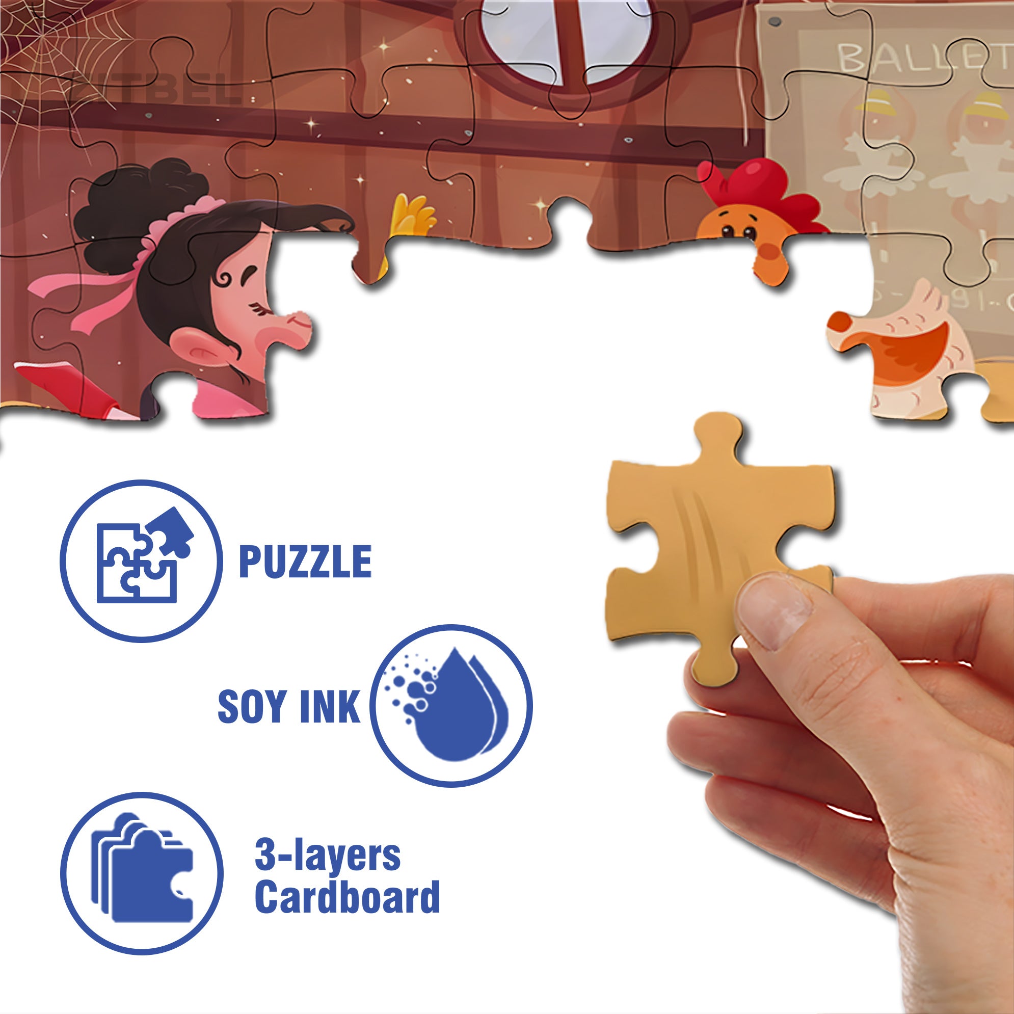 My Stage 500pcs/1000pcs Jigsaw Puzzle, Scratch-Resistant, Interactive Family Game & Brain-Boosting DIY Decor, Perfect for Halloween, Christmas & New Year Gifts, Family Puzzle Game