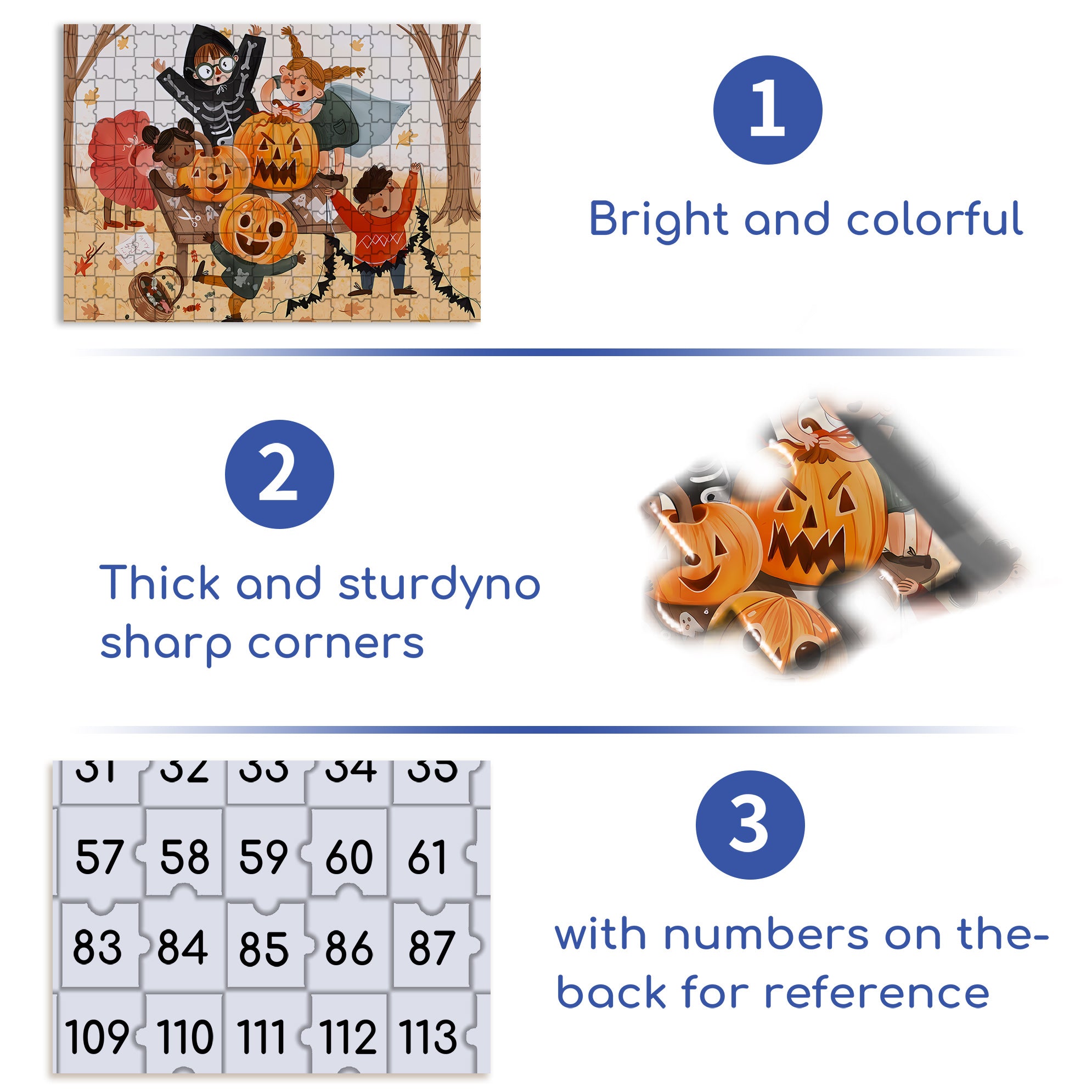 Pre-party Preparation 500pcs/1000pcs Jigsaw Puzzle, Scratch-Resistant, Interactive Family Game & Brain-Boosting DIY Decor, Perfect for Halloween, Christmas & New Year Gifts, Family Puzzle Game