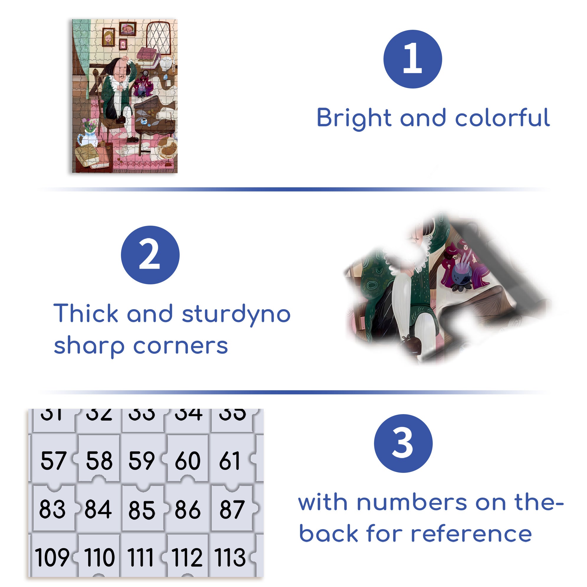 Racking My Brains 500pcs/1000pcs Jigsaw Puzzle, Scratch-Resistant, Interactive Family Game & Brain-Boosting DIY Decor, Perfect for Halloween, Christmas & New Year Gifts, Family Puzzle Game