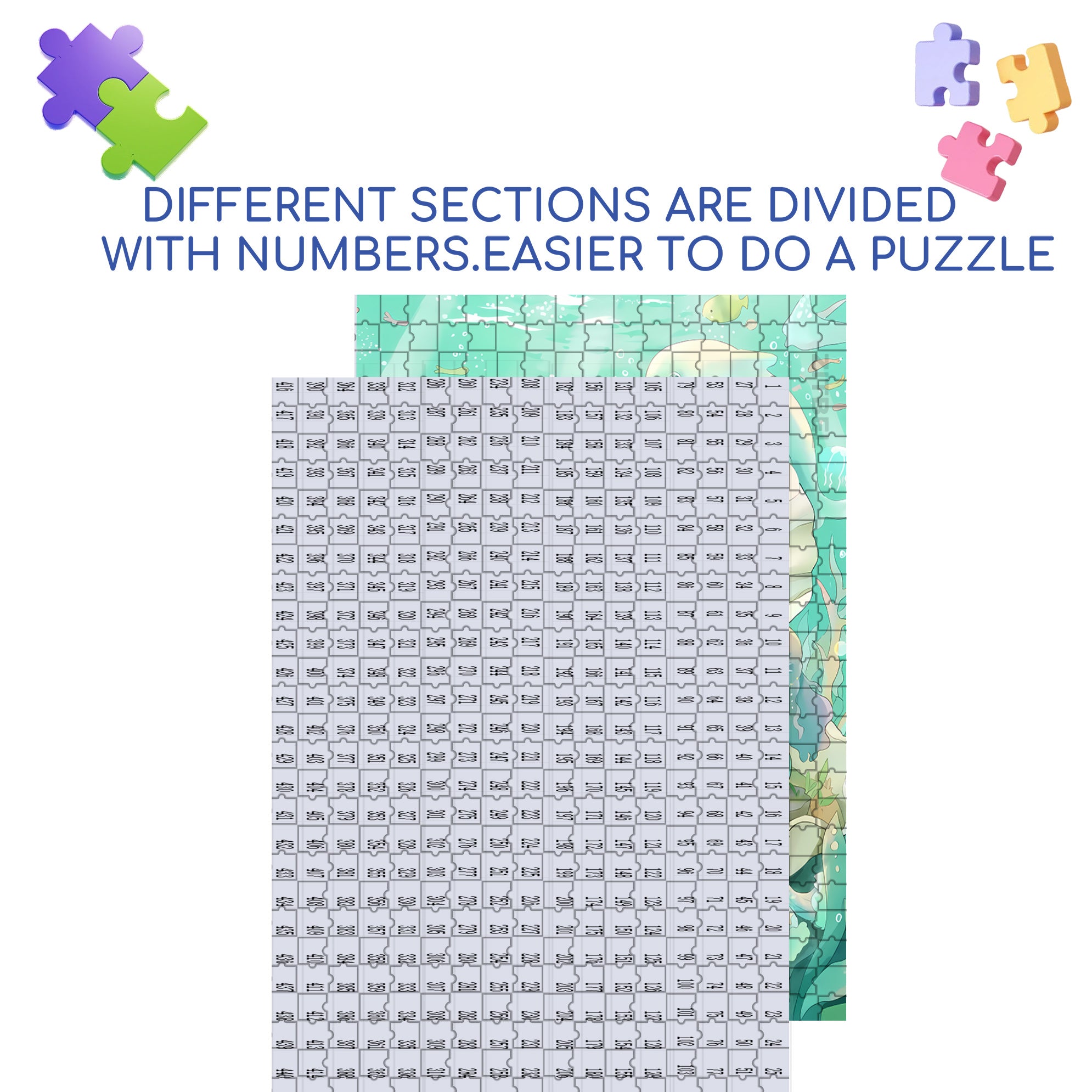 Save And Follow 500pcs/1000pcs Jigsaw Puzzle, Scratch-Resistant, Interactive Family Game & Brain-Boosting DIY Decor, Perfect for Halloween, Christmas & New Year Gifts, Family Puzzle Game