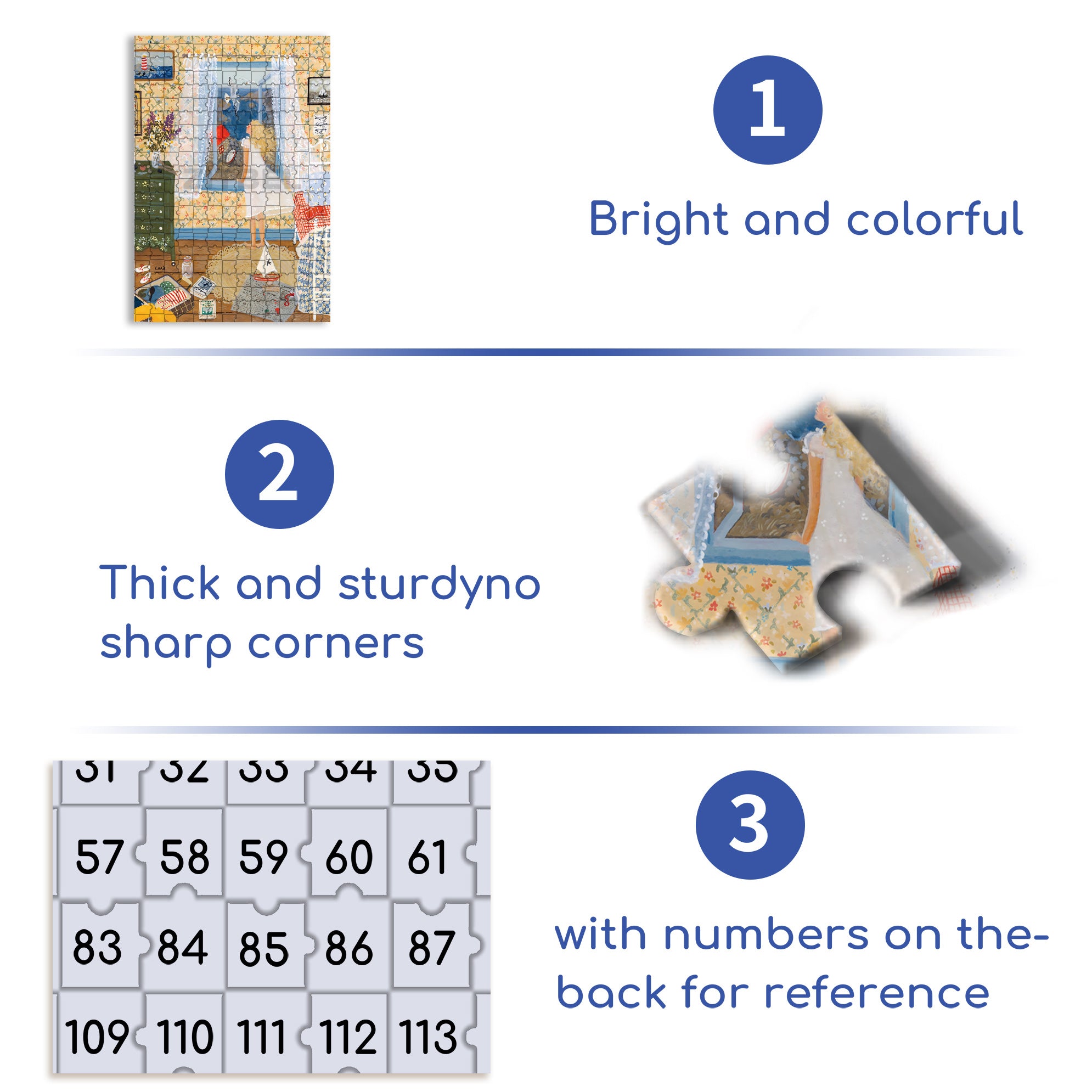 Seabird 500pcs/1000pcs Jigsaw Puzzle, Scratch-Resistant, Interactive Family Game & Brain-Boosting DIY Decor, Perfect for Halloween, Christmas & New Year Gifts, Family Puzzle Game
