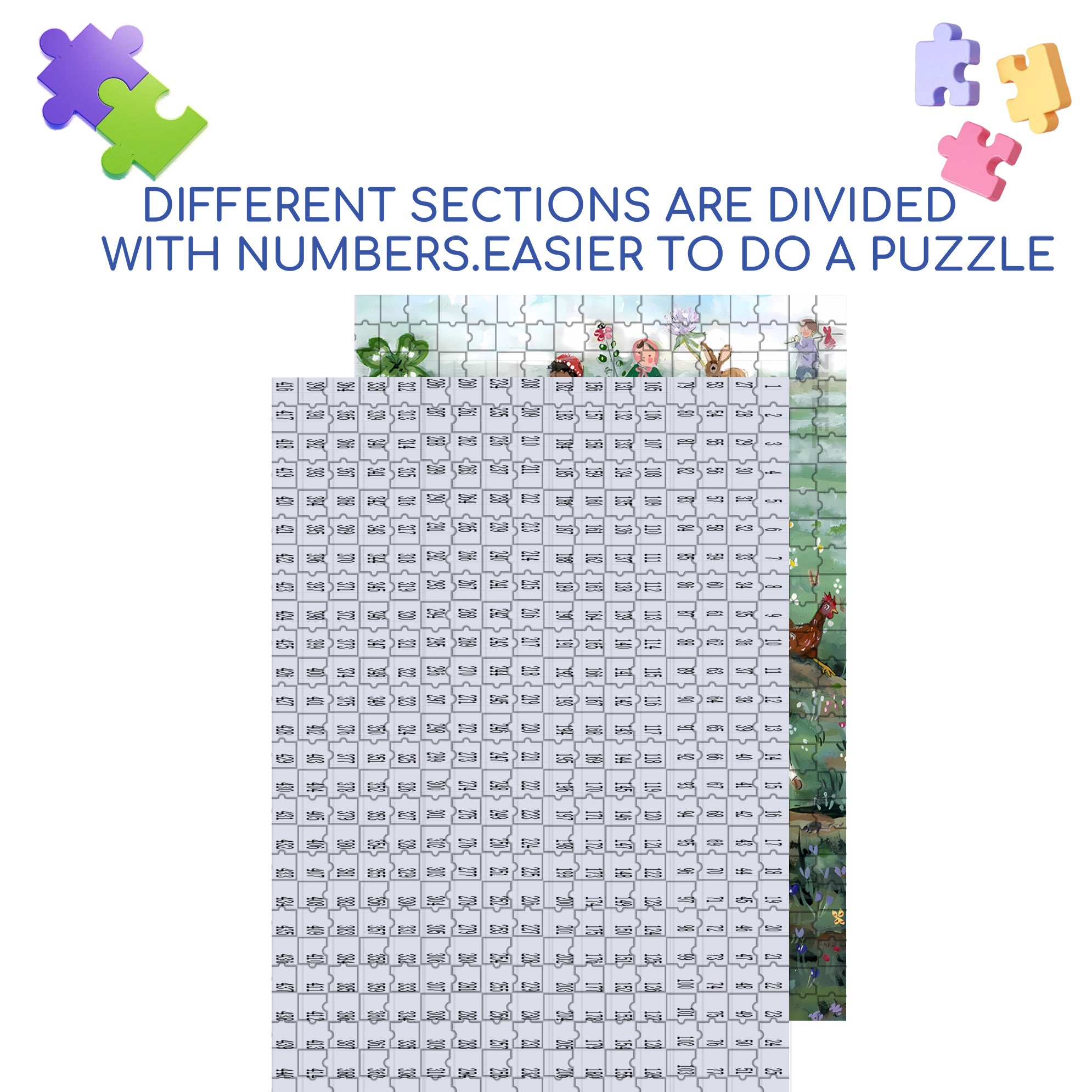 The Spring Parade 500pcs/1000pcs Jigsaw Puzzle, Scratch-Resistant, Interactive Family Game & Brain-Boosting DIY Decor, Perfect for Halloween, Christmas & New Year Gifts, Family Puzzle Game