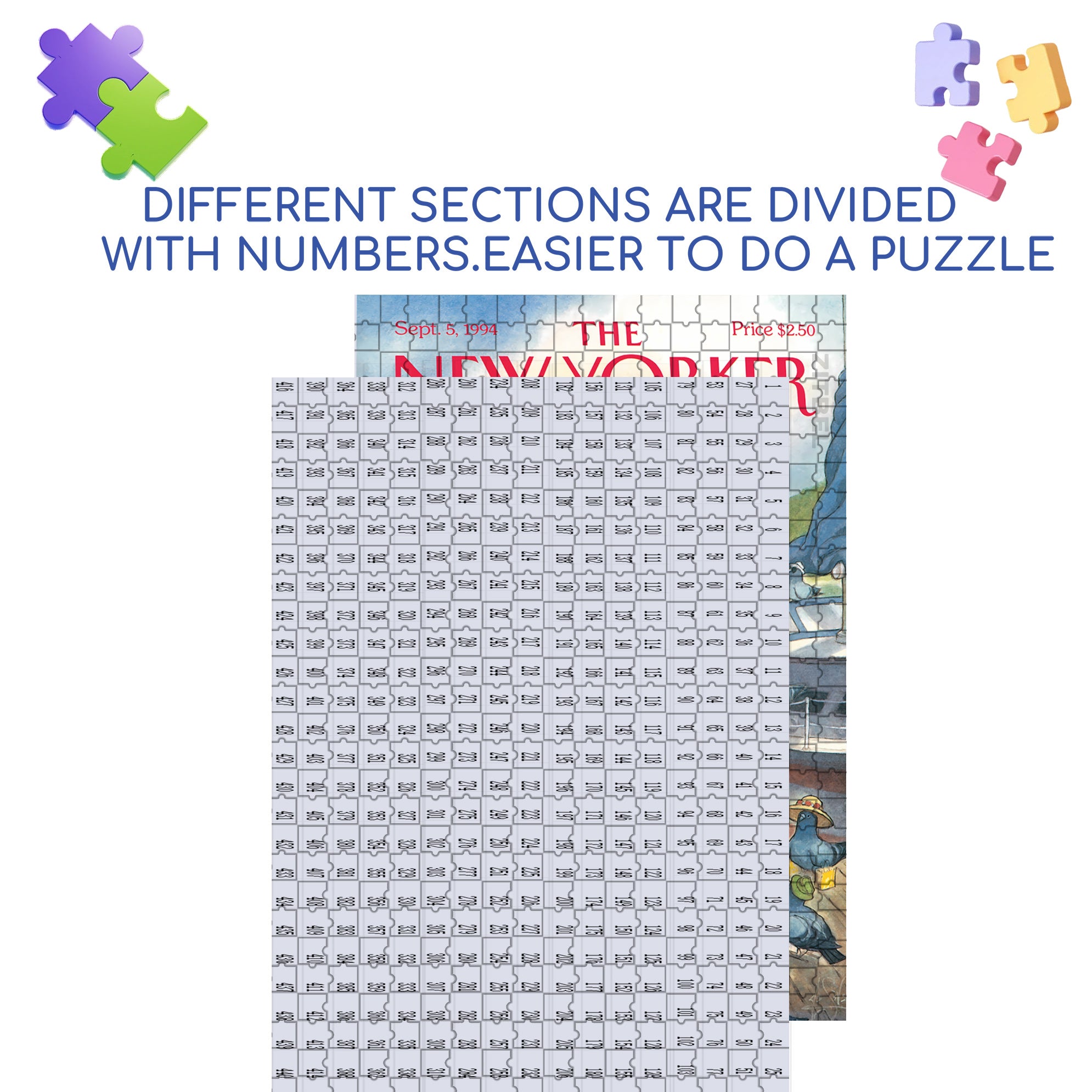 Tourist Season 500pcs/1000pcs Jigsaw Puzzle, Scratch-Resistant, Interactive Family Game & Brain-Boosting DIY Decor, Perfect for Halloween, Christmas & New Year Gifts, Family Puzzle Game