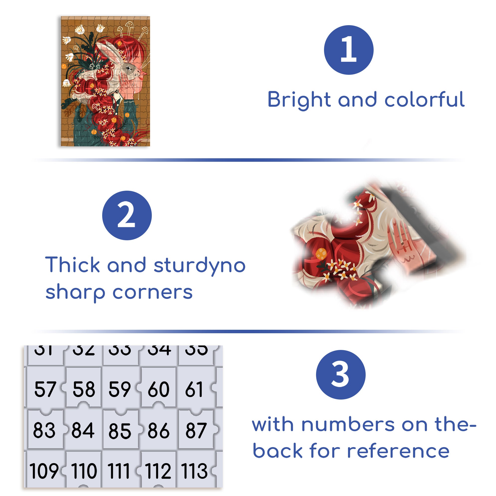 Trinity 500pcs/1000pcs Jigsaw Puzzle, Scratch-Resistant, Interactive Family Game & Brain-Boosting DIY Decor, Perfect for Halloween, Christmas & New Year Gifts, Family Puzzle Game