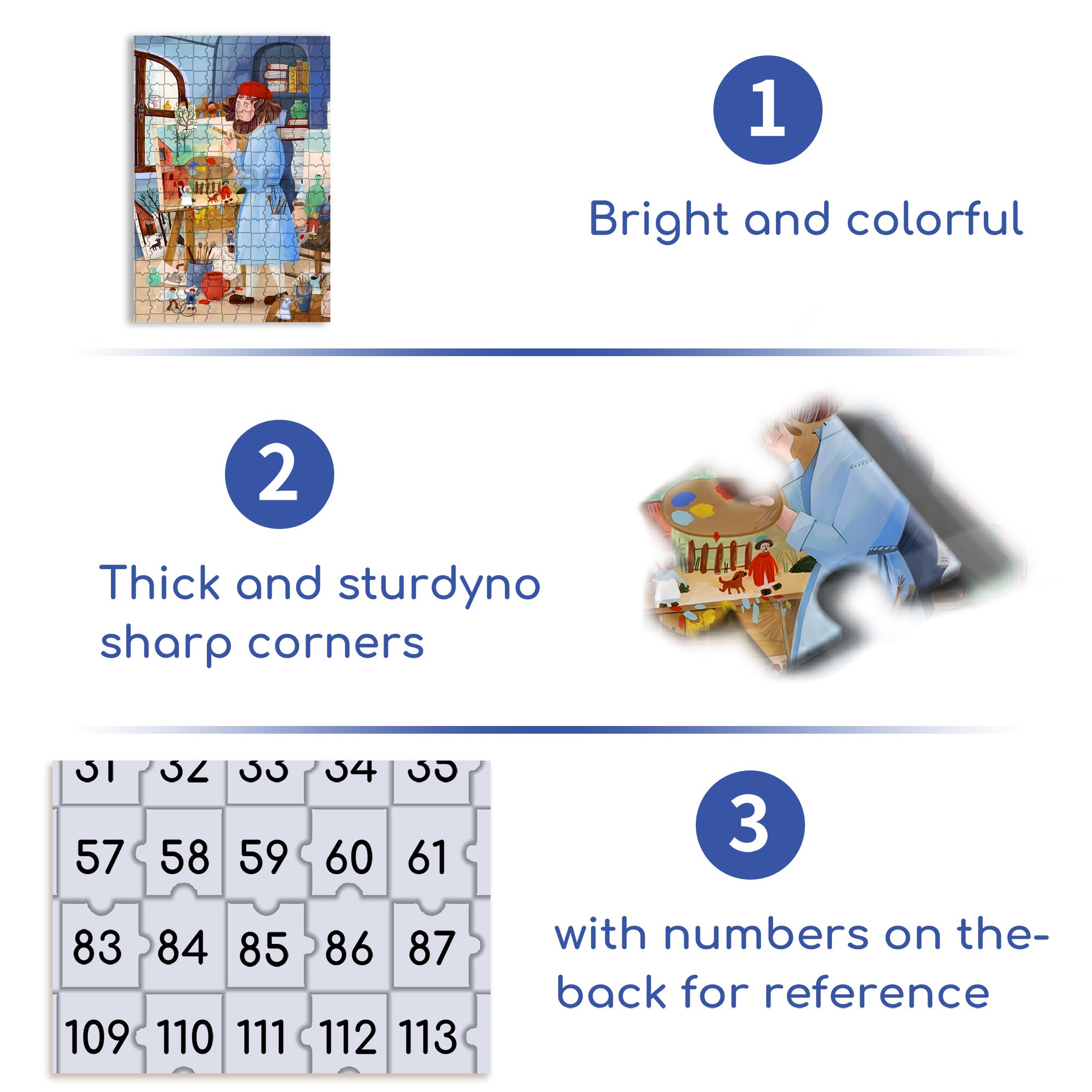 Unsatisfactory 500pcs/1000pcs Jigsaw Puzzle, Scratch-Resistant, Interactive Family Game & Brain-Boosting DIY Decor, Perfect for Halloween, Christmas & New Year Gifts, Family Puzzle Game