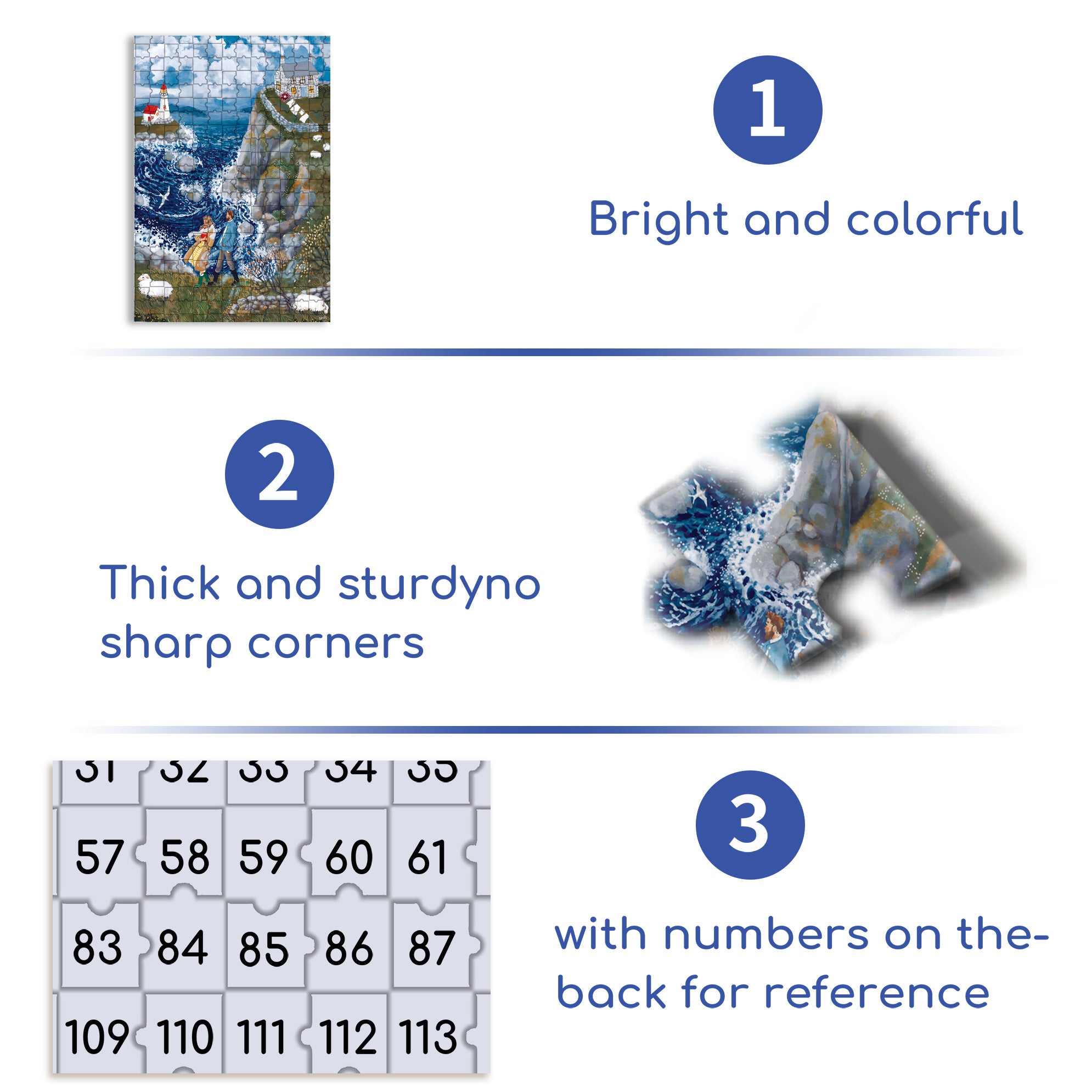 Wind Ridge Cottage 500pcs/1000pcs Jigsaw Puzzle, Scratch-Resistant, Interactive Family Game & Brain-Boosting DIY Decor, Perfect for Halloween, Christmas & New Year Gifts, Family Puzzle Game