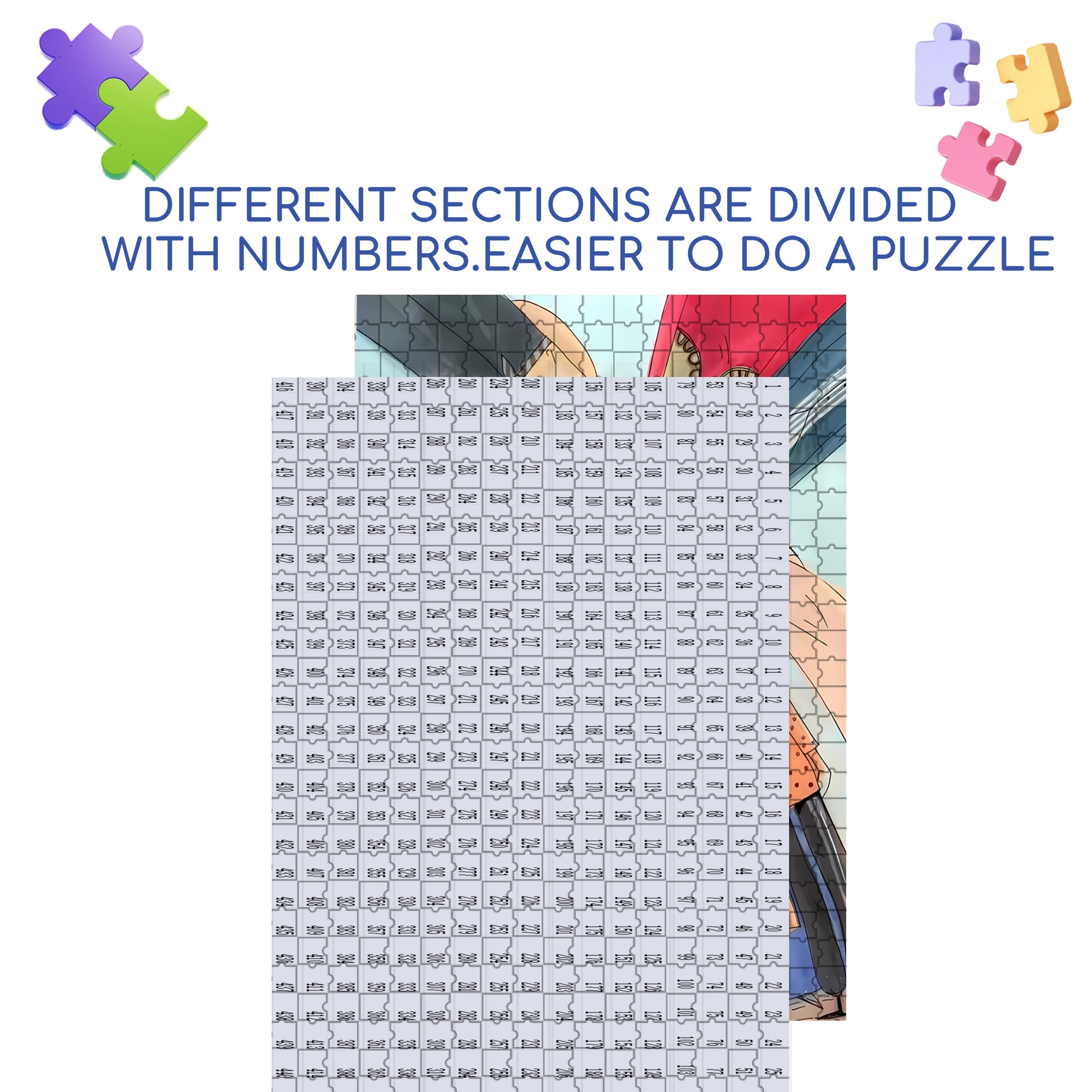 Are U OK 500pcs/1000pcs Jigsaw Puzzle, Scratch-Resistant, Interactive Family Game & Brain-Boosting DIY Decor, Perfect for Halloween, Christmas & New Year Gifts, Family Puzzle Game
