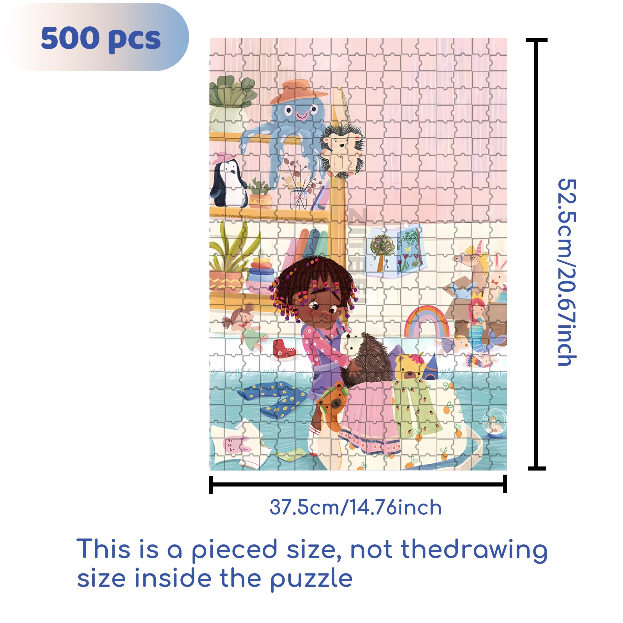 Boo 500pcs/1000pcs Jigsaw Puzzle, Scratch-Resistant, Interactive Family Game & Brain-Boosting DIY Decor, Perfect for Halloween, Christmas & New Year Gifts, Family Puzzle Game