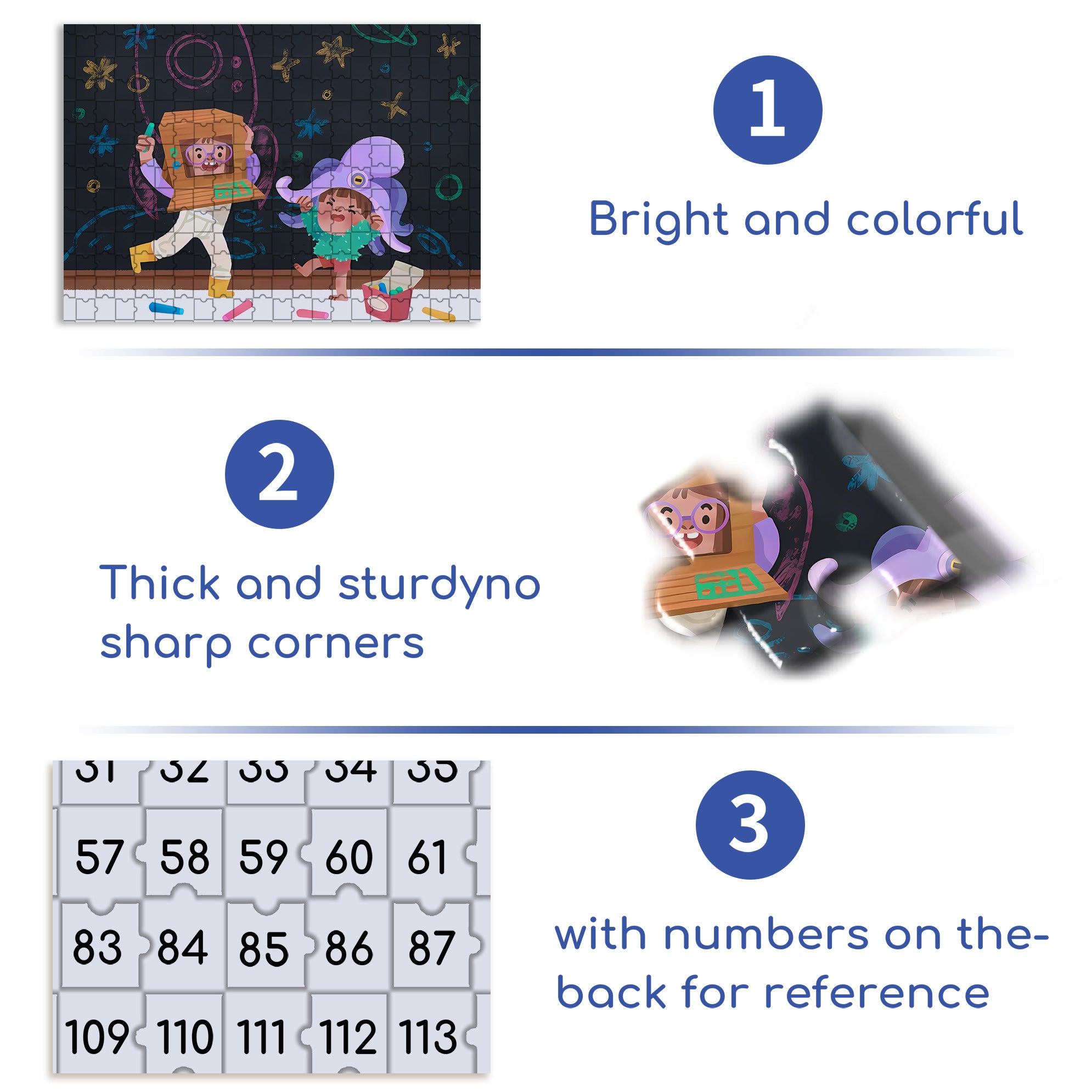 Children's Toy 500pcs/1000pcs Jigsaw Puzzle, Scratch-Resistant, Interactive Family Game & Brain-Boosting DIY Decor, Perfect for Halloween, Christmas & New Year Gifts, Family Puzzle Game