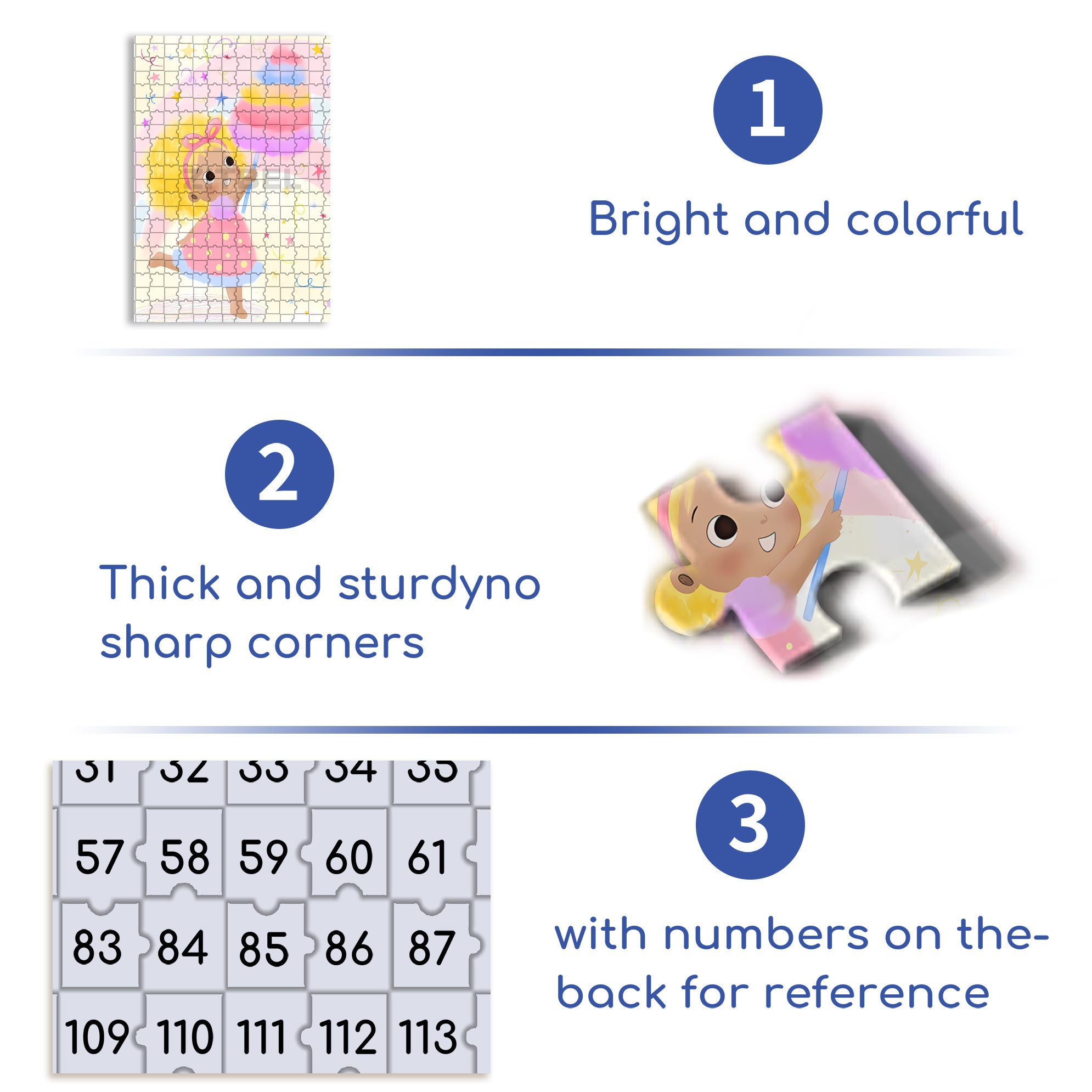 Cotton Candy 500pcs/1000pcs Jigsaw Puzzle, Scratch-Resistant, Interactive Family Game & Brain-Boosting DIY Decor, Perfect for Halloween, Christmas & New Year Gifts, Family Puzzle Game