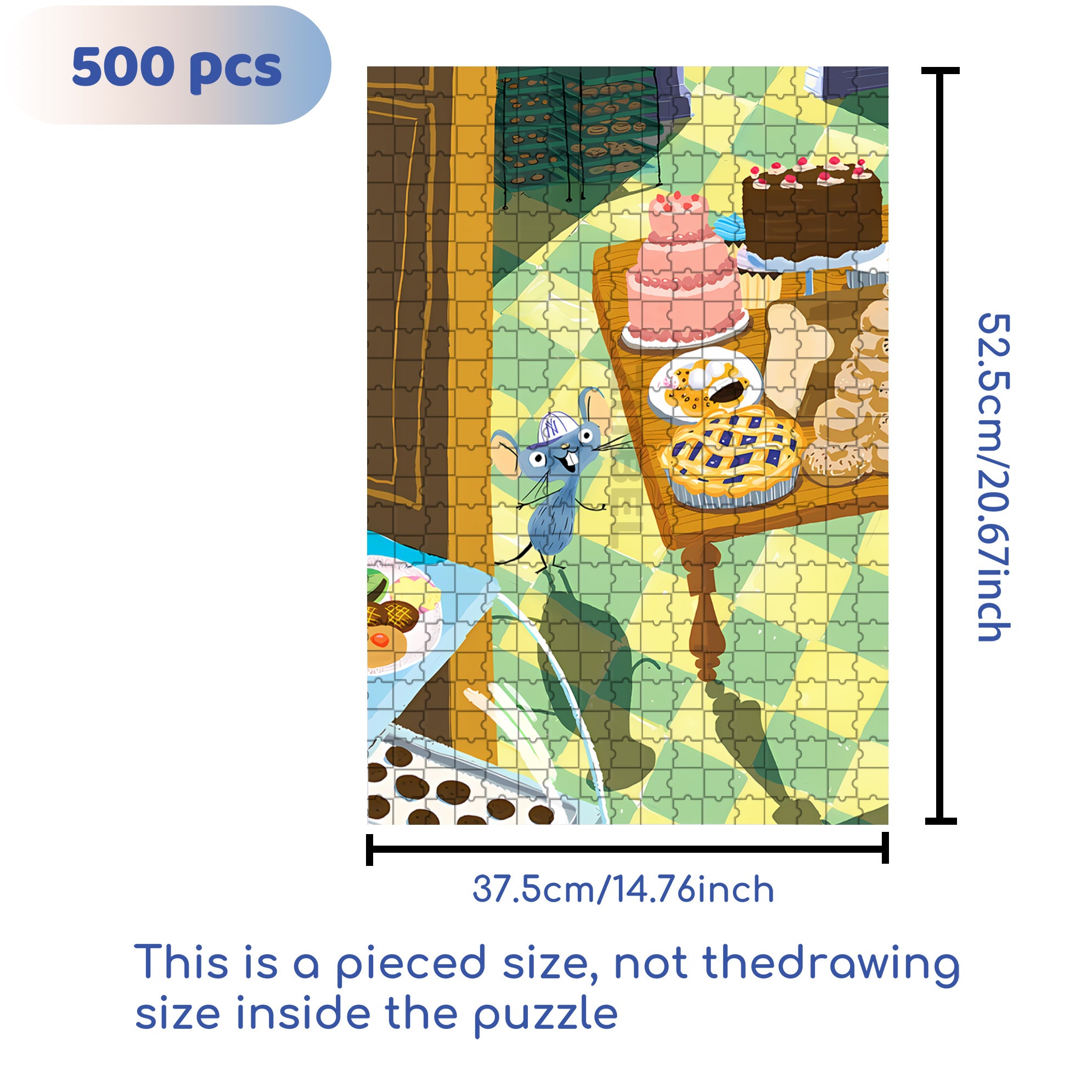 Heaven 500pcs/1000pcs Jigsaw Puzzle, Scratch-Resistant, Interactive Family Game & Brain-Boosting DIY Decor, Perfect for Halloween, Christmas & New Year Gifts, Family Puzzle Game