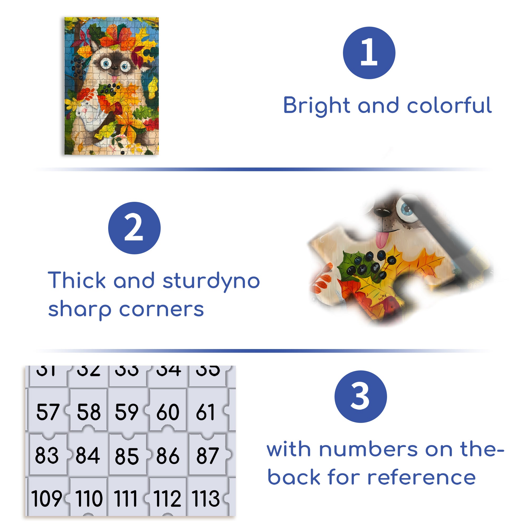 My Favorites 500pcs/1000pcs Jigsaw Puzzle, Scratch-Resistant, Interactive Family Game & Brain-Boosting DIY Decor, Perfect for Halloween, Christmas & New Year Gifts, Family Puzzle Game