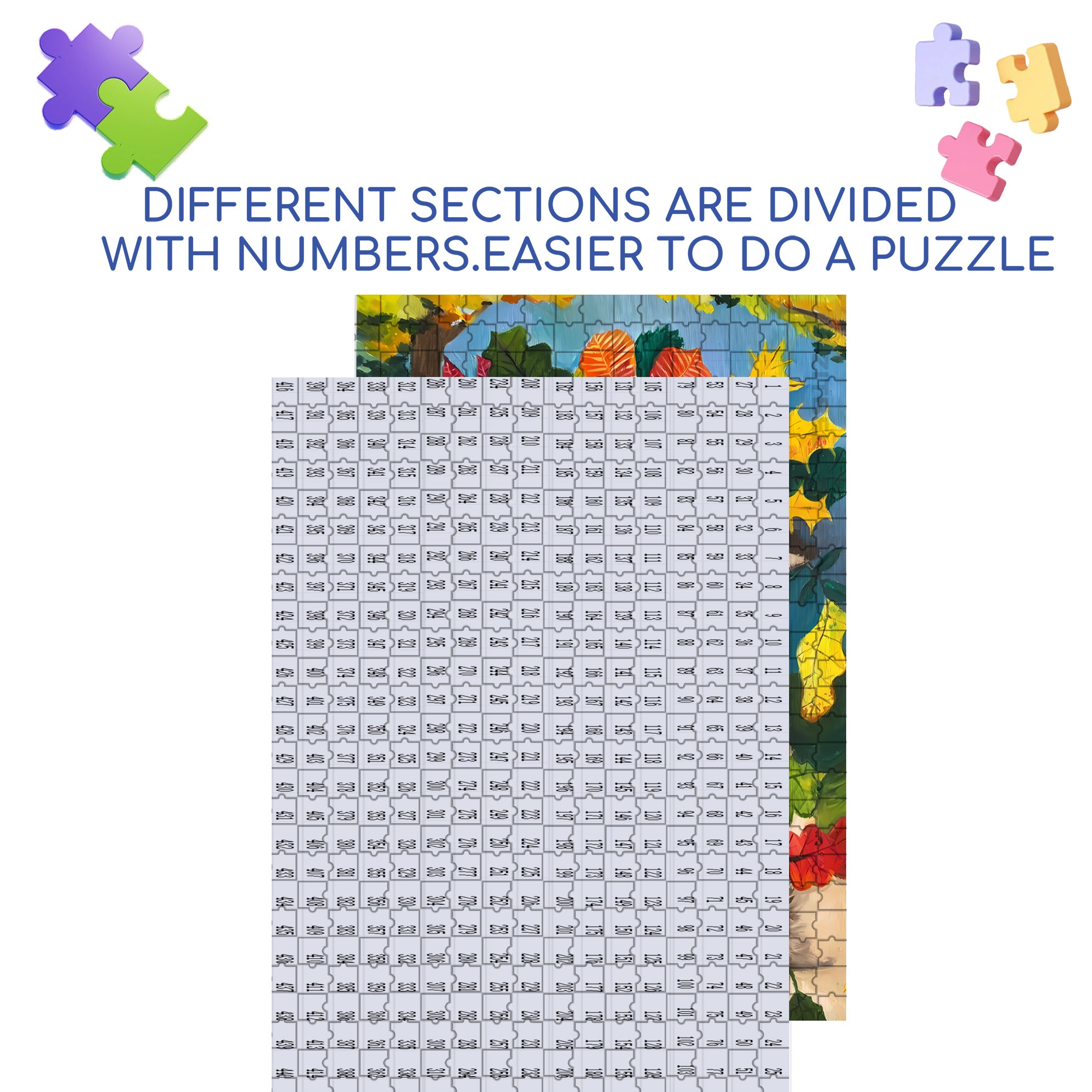 My Favorites 500pcs/1000pcs Jigsaw Puzzle, Scratch-Resistant, Interactive Family Game & Brain-Boosting DIY Decor, Perfect for Halloween, Christmas & New Year Gifts, Family Puzzle Game