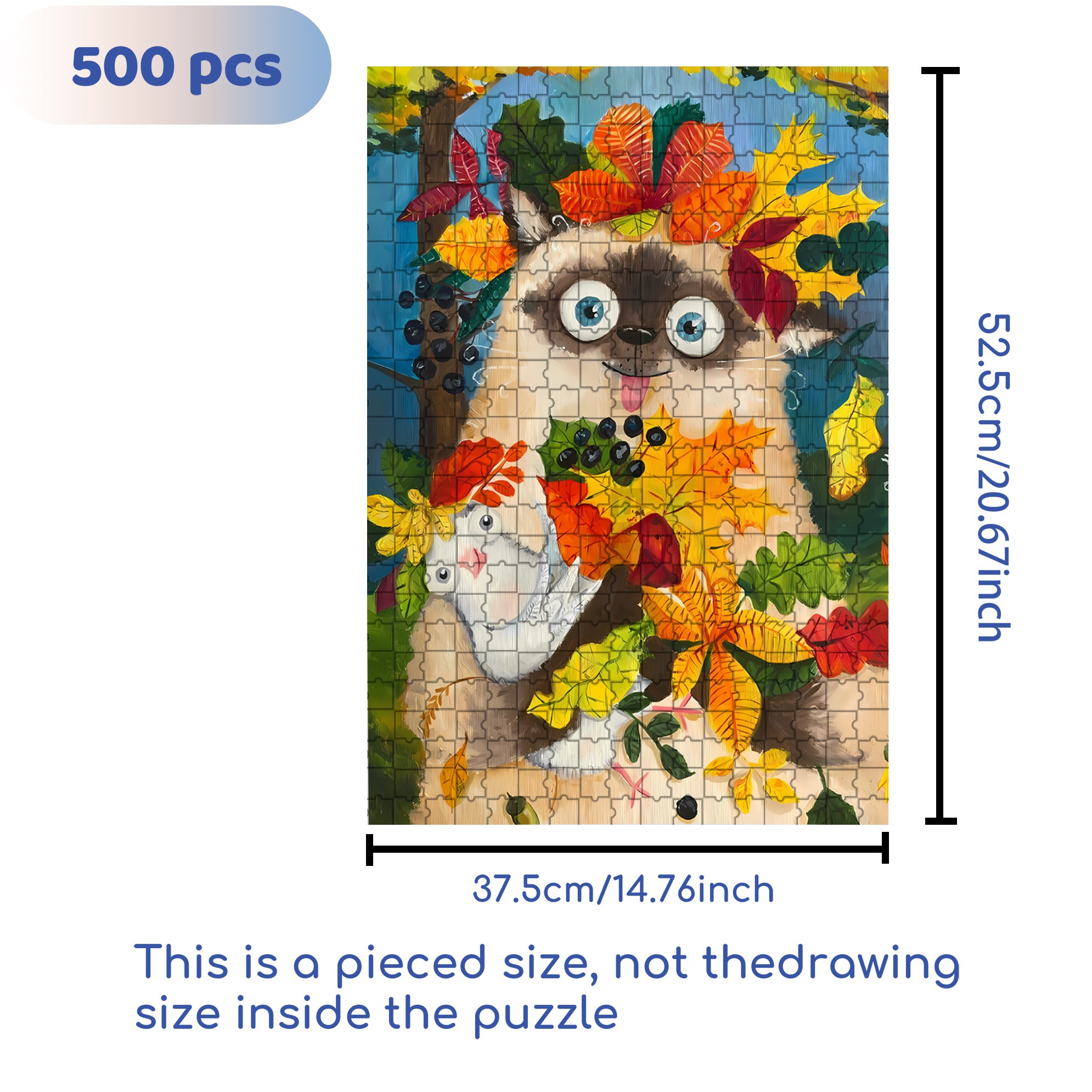 My Favorites 500pcs/1000pcs Jigsaw Puzzle, Scratch-Resistant, Interactive Family Game & Brain-Boosting DIY Decor, Perfect for Halloween, Christmas & New Year Gifts, Family Puzzle Game