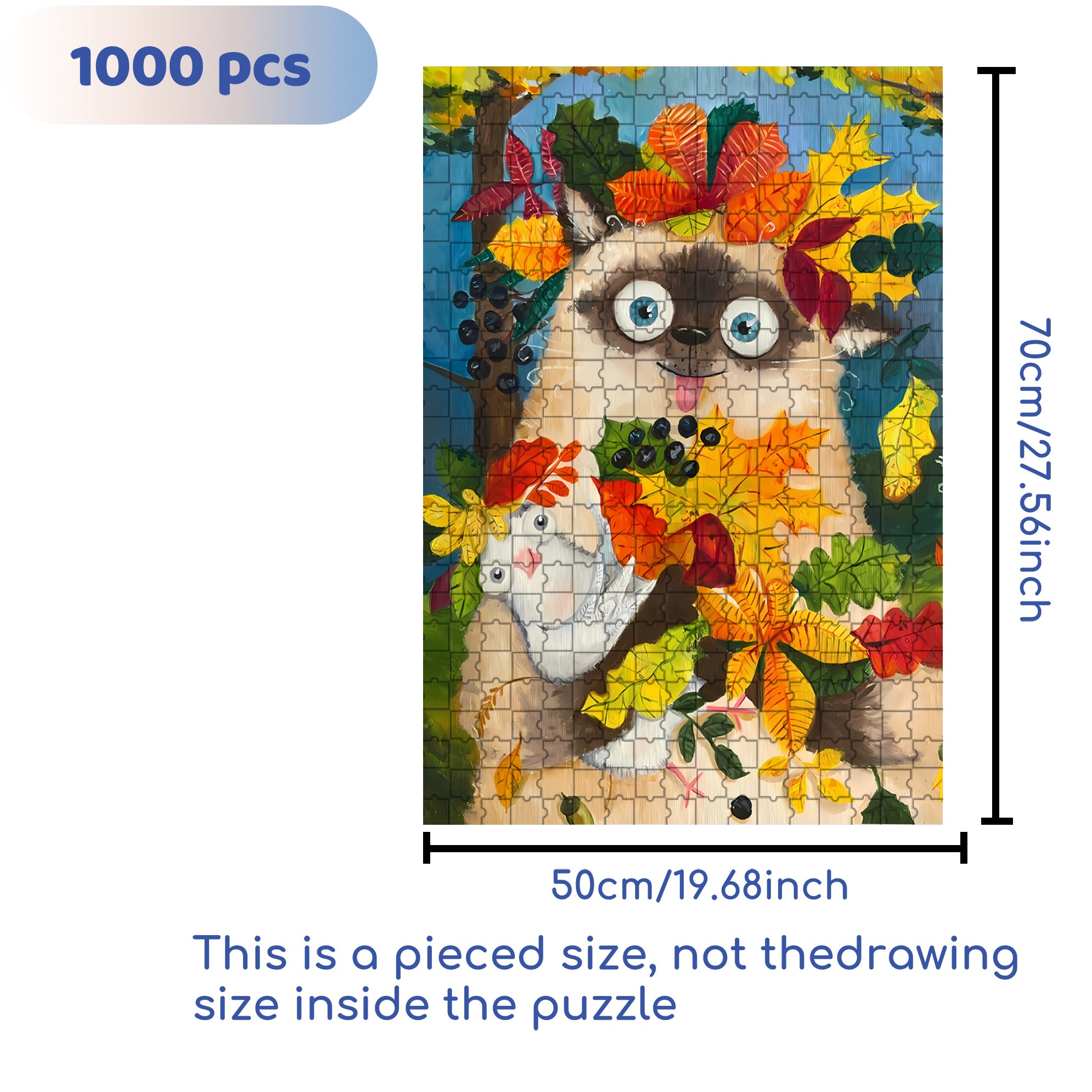 My Favorites 500pcs/1000pcs Jigsaw Puzzle, Scratch-Resistant, Interactive Family Game & Brain-Boosting DIY Decor, Perfect for Halloween, Christmas & New Year Gifts, Family Puzzle Game